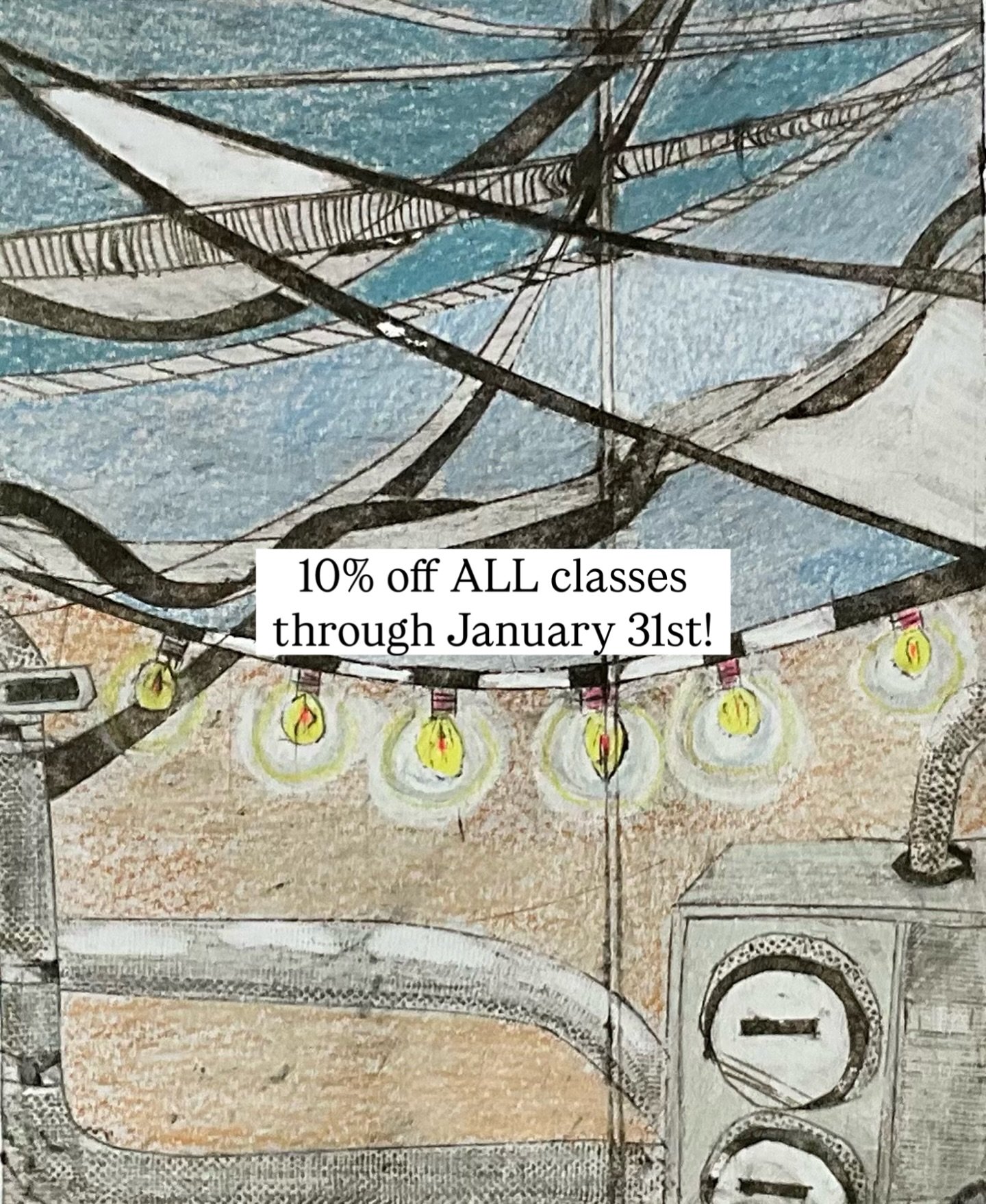 The new year is the perfect time to learn something new! ✨ That&rsquo;s why we&rsquo;ve packed the workshop calendar at Print House winter to spring!
 And we&rsquo;ve got a DISCOUNT for you! Sign up for any studio workshop now through the end of Janu