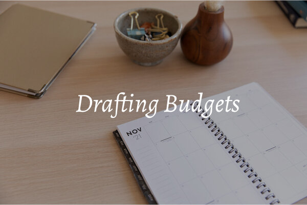 Drafting Budgets