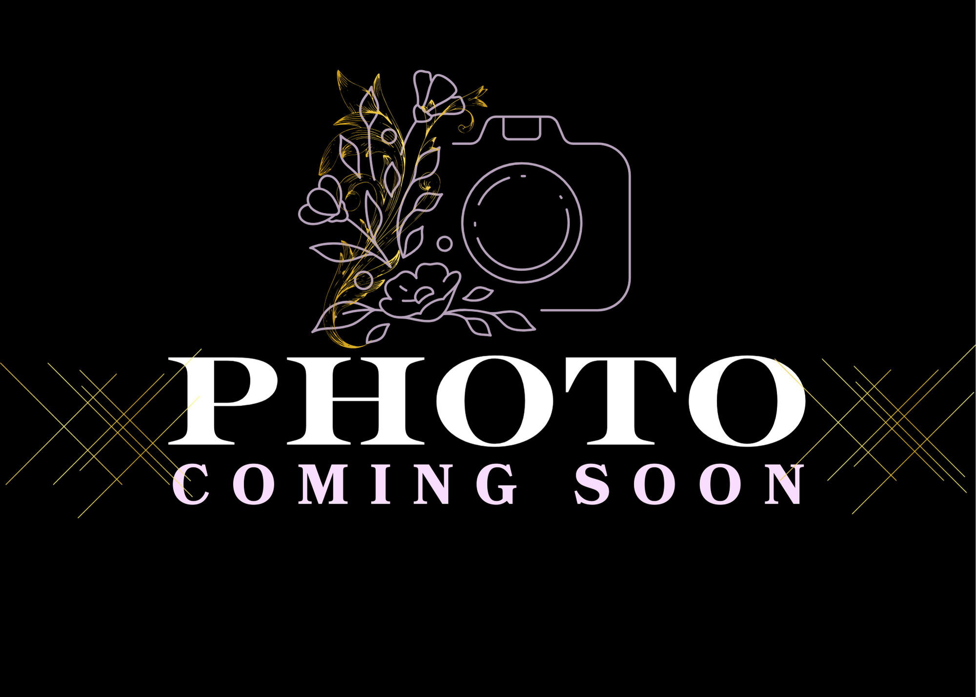 Illustration of a salon chair and mirror with text 'Suite Available' and decorative botanical elements on a black background.