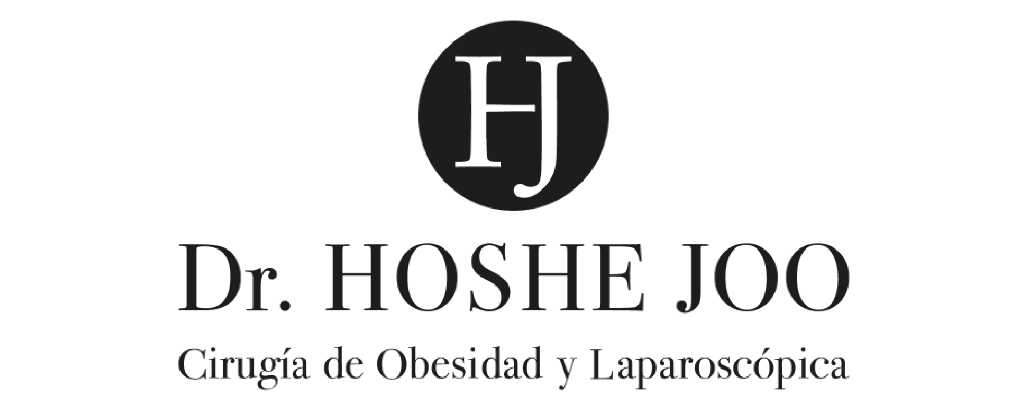 Logo de Dr. Hoshe Joo, especialista en cirugía de obesidad y laparoscópica.