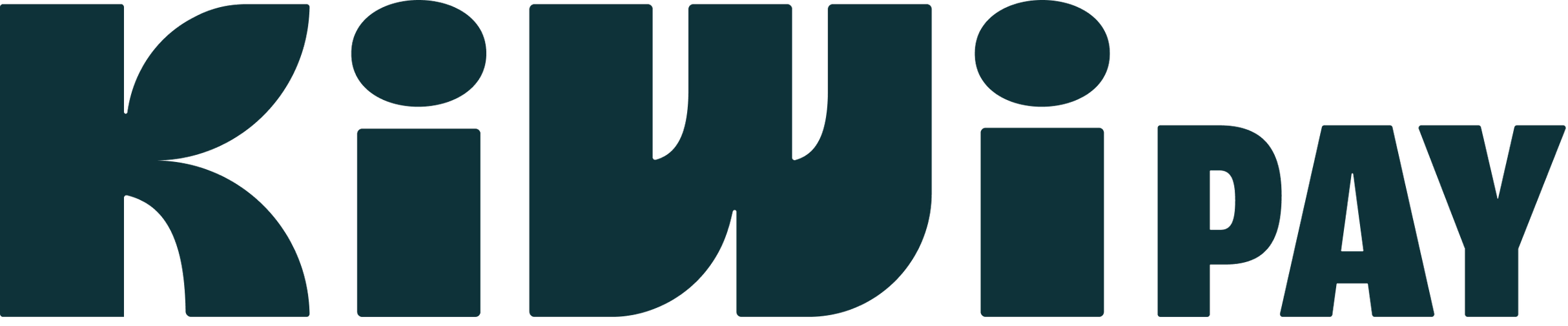 Logotipo grande con la palabra "RIDE" en letras azules oscuras y la palabra "PAY" en letras más pequeñas debajo.