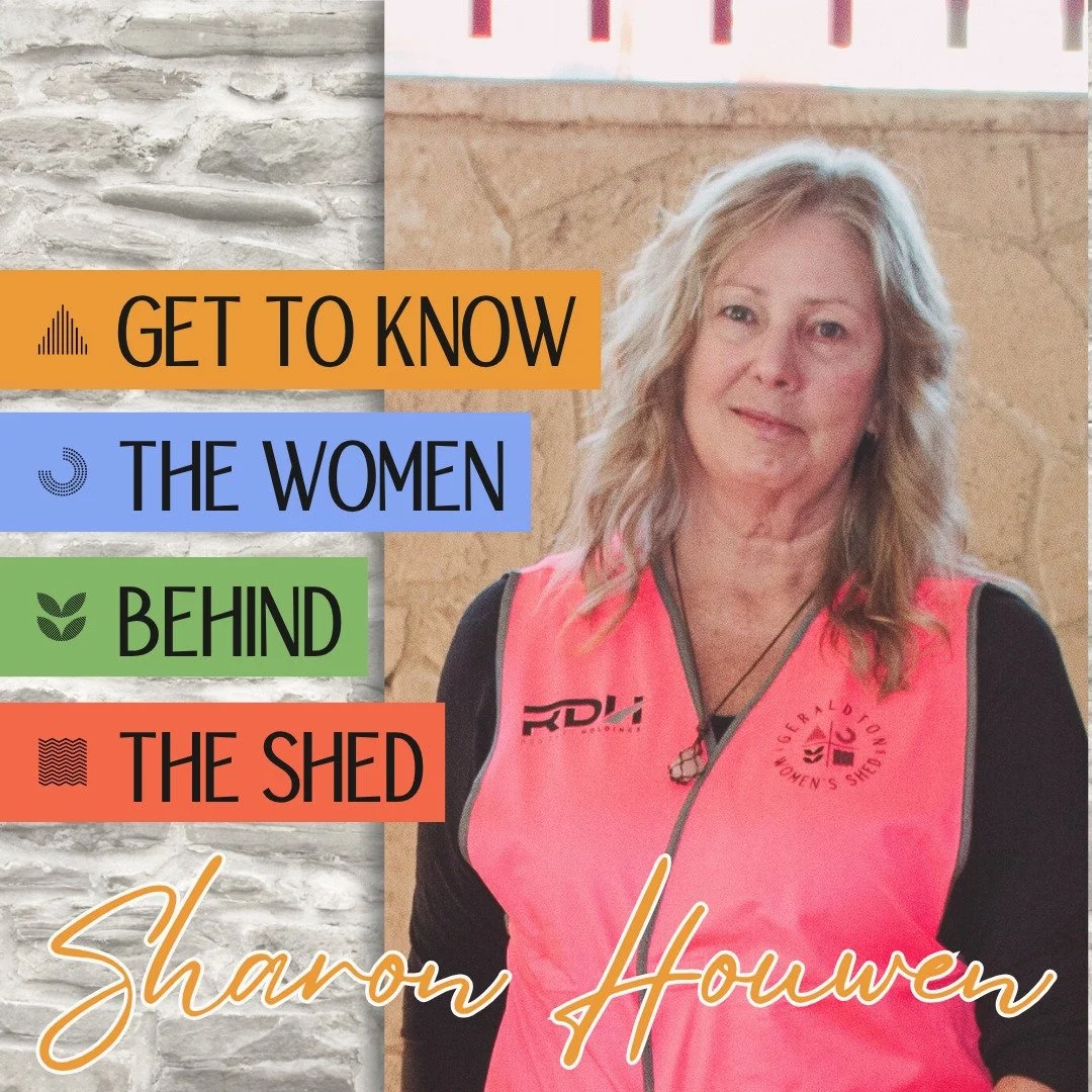 Say hello to Sharon - our incredible Treasurer and one of the beautiful heartbeats of the Geraldton Women&rsquo;s Shed. 

With 40 years of nursing (including 13 in women&rsquo;s health), a love for woodwork, and a lifelong dedication to empowering wo