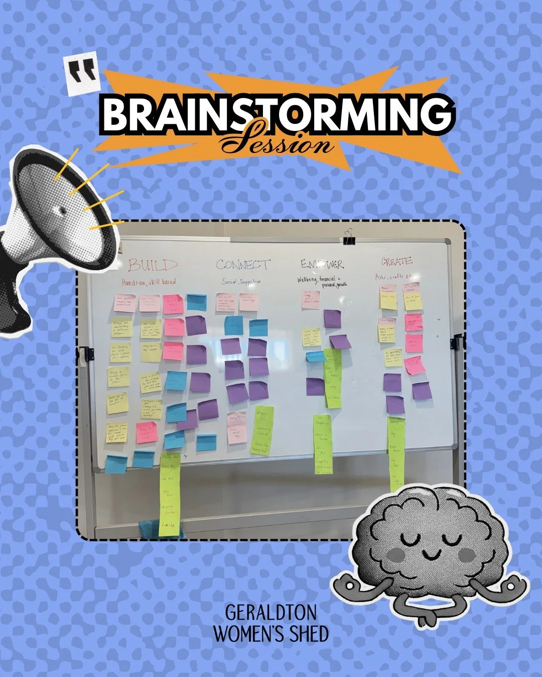 Planning mode: ON.
Coffee consumed: plenty.
Sticky notes: not sticky enough!

Today the GWS committee got their brains ticking over to brainstorm workshop and event ideas for 2026 - it was hard to stop!

Now the ideas have been laid out, now we have 