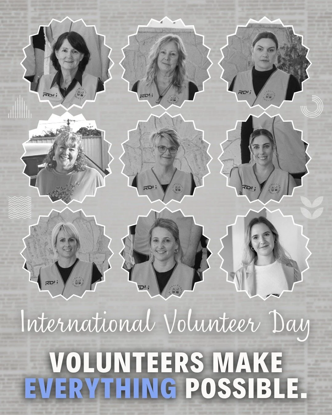 The Geraldton Women&rsquo;s Shed stands strong because of the women who choose to give - their time, their skills, and their heart.

Today we celebrate our volunteers for everything they make possible - and from our volunteers to all volunteers aroun
