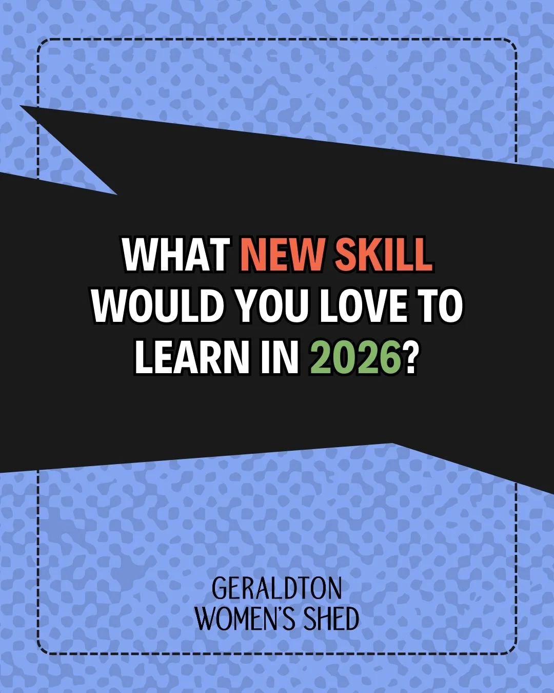 If you could learn anything at the Women&rsquo;s Shed this year&hellip; what would it be?

🟠 Woodwork?
🔵 Creative projects?
🟢 DIY home maintenance skills?
🔴 Something completely different?

Tell us below ...

#thatshowweshed #geraldtonwomensshed 