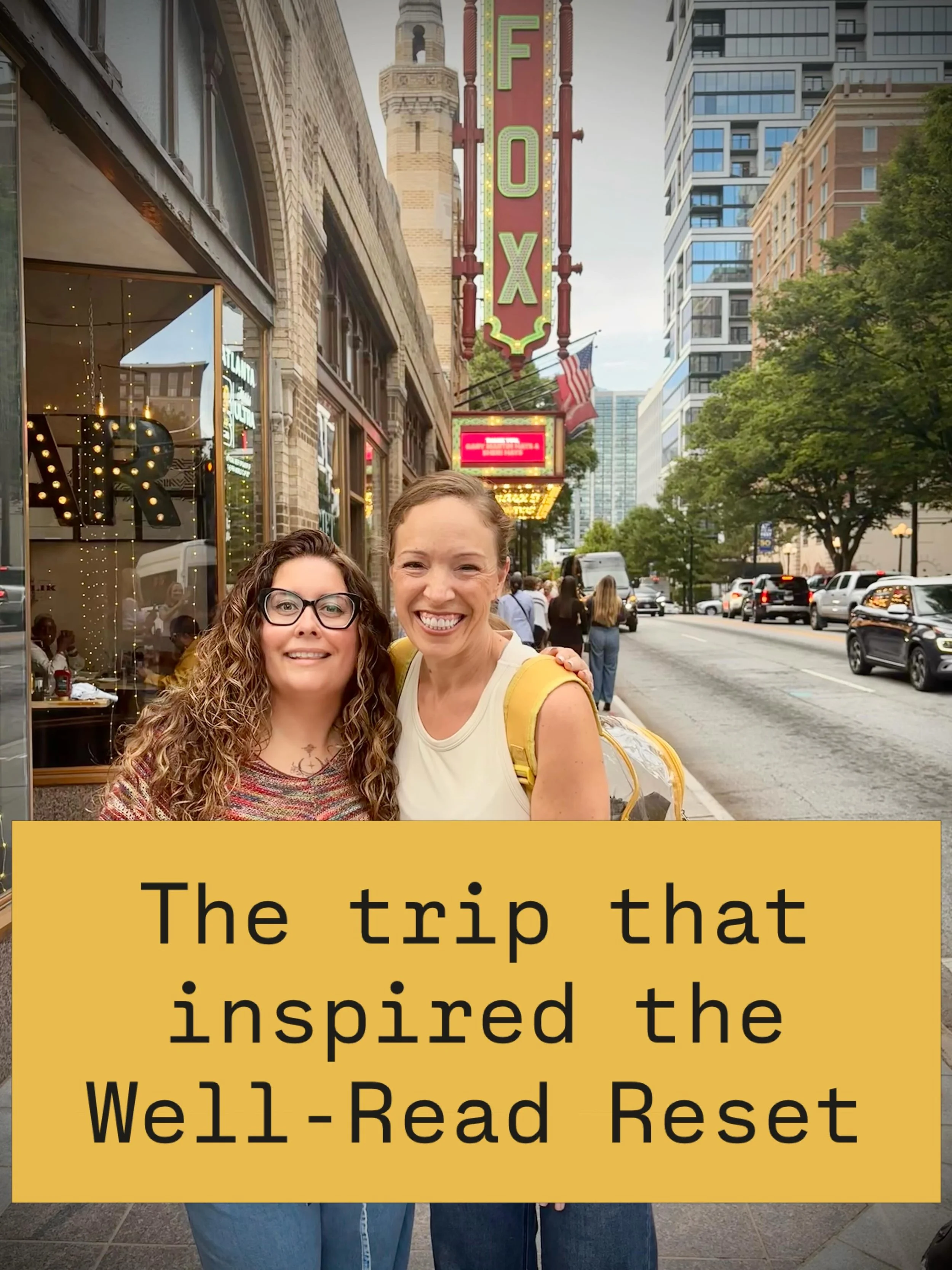 This was the trip that inspired the first ever Well-Read Reset! I went to ATL with one of my besties @candacewatson1313. Mel&rsquo;s message was inspiring and so empowering. 

I&rsquo;ve been dreaming of creating this event ever since I took @kathryn