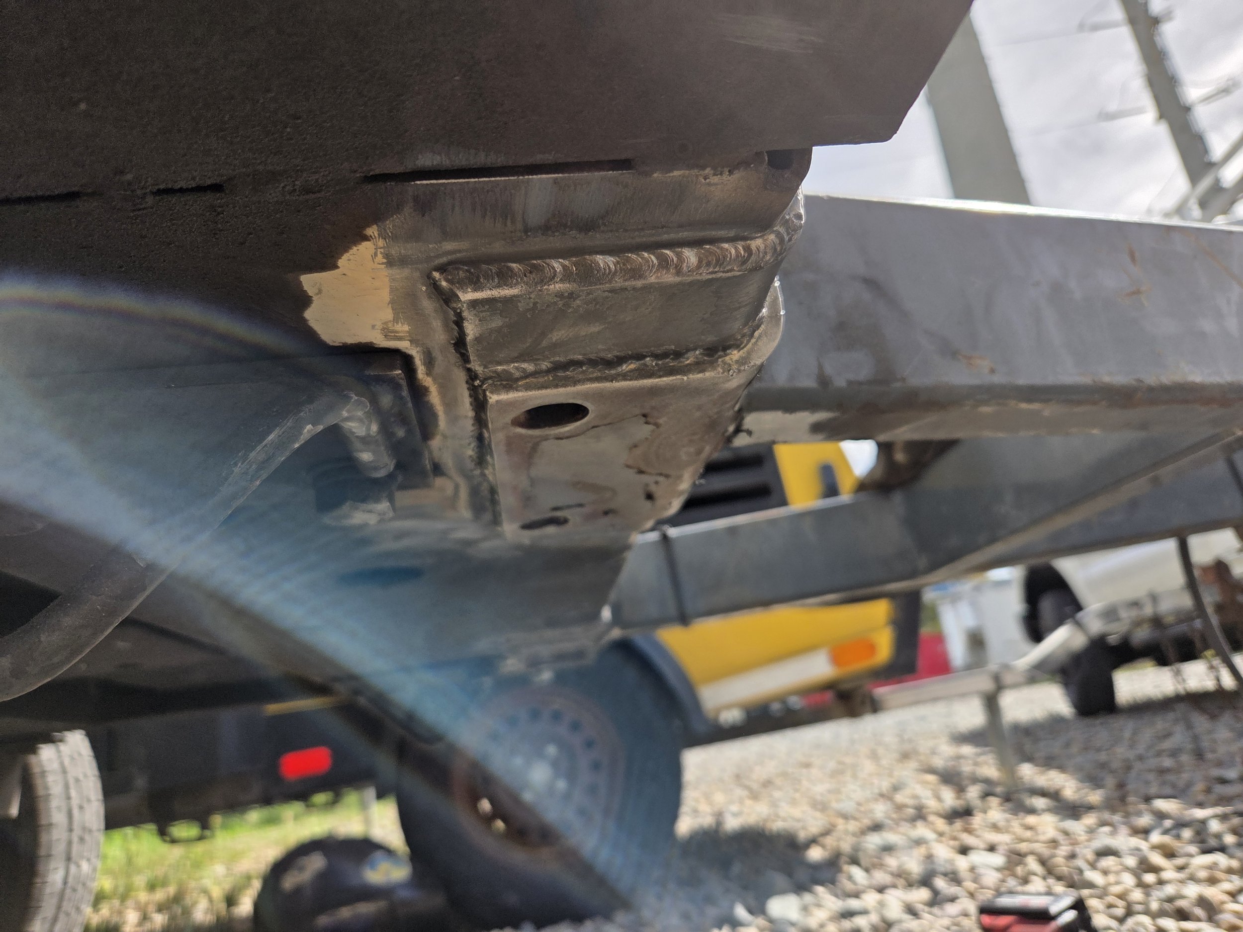 Other side.  FluxCore root weld with 7018 cap fill.