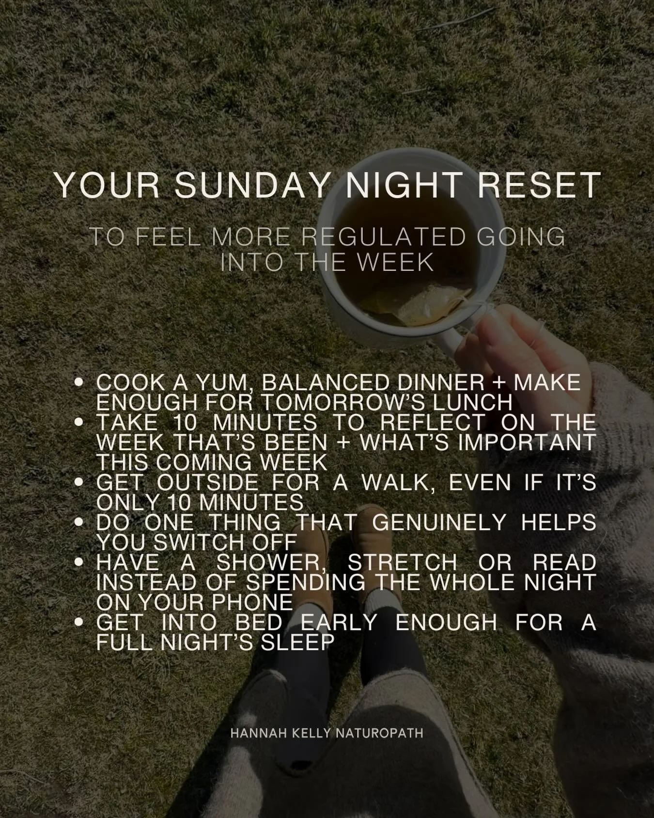 You don&rsquo;t need a perfect Sunday routine to feel good going into a new week.
A little nourishment, some time to switch off and a bit of intention for the week ahead can go a long way.
Save this one for your Sunday reset 🤍

#womenshealth
#hormon
