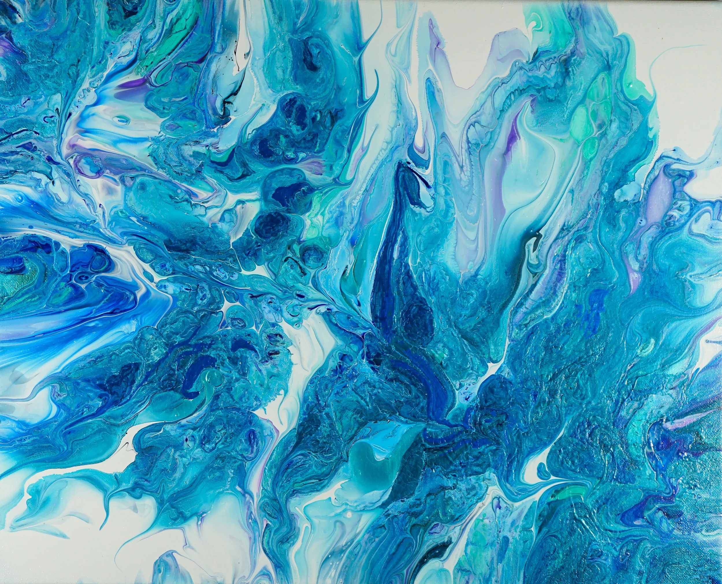 Blue Cascade Burst