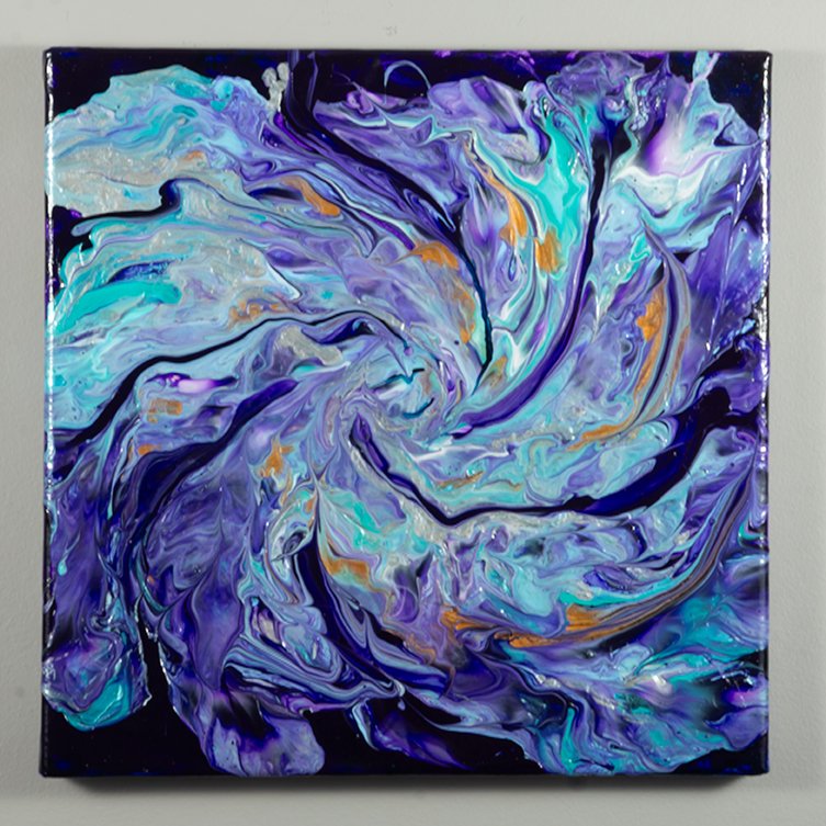 Marbled Pulse of the Indigo Cosmos