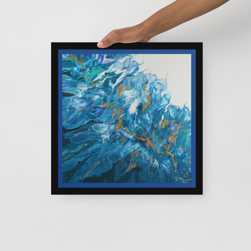 Tidal Flow - Framed poster