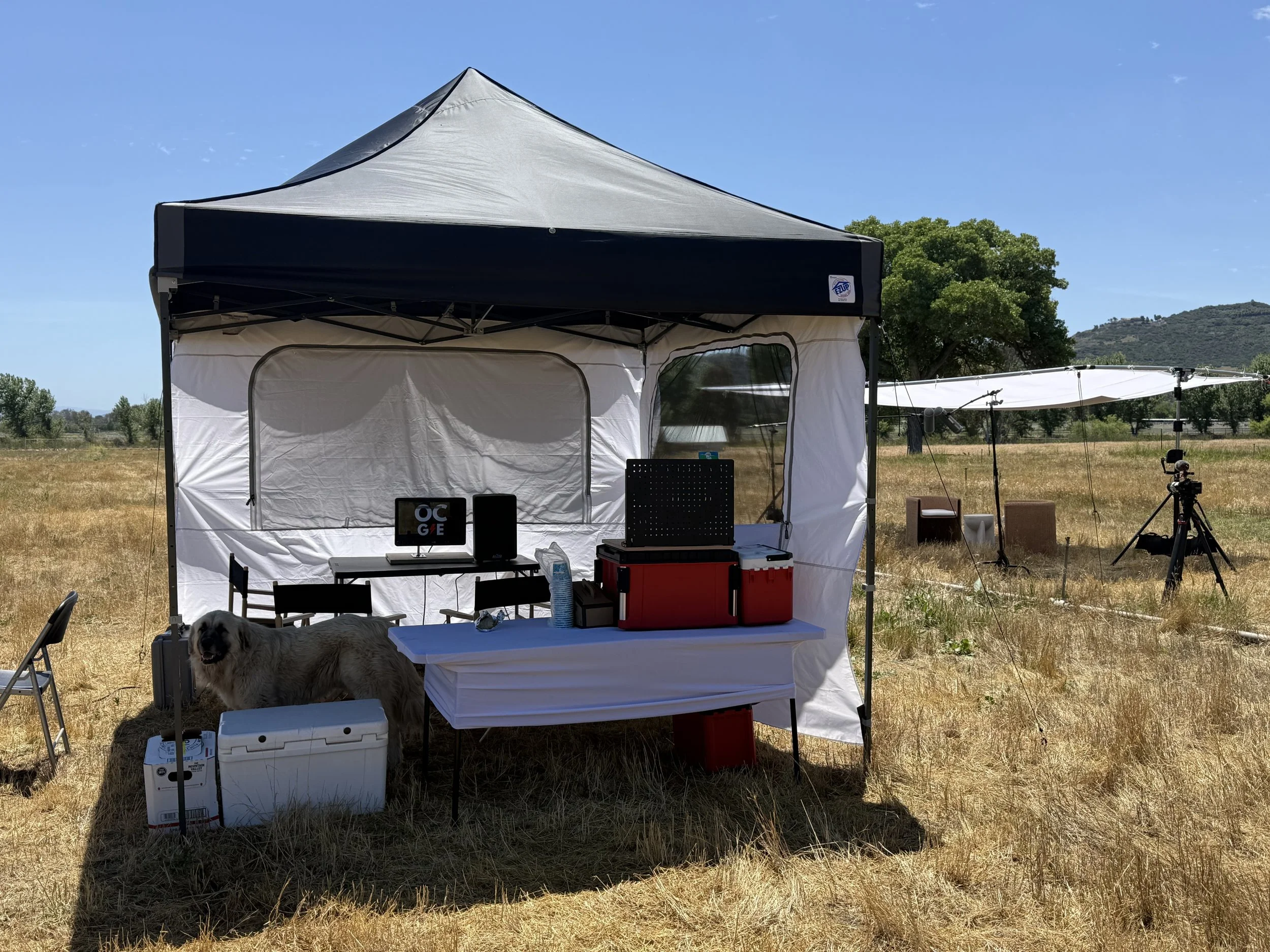 Production package on location 