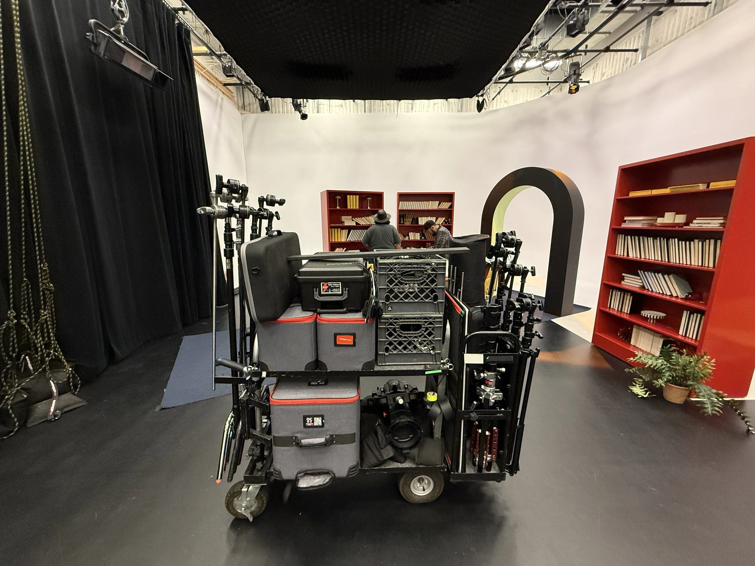 Custom grip and lighting package in studio