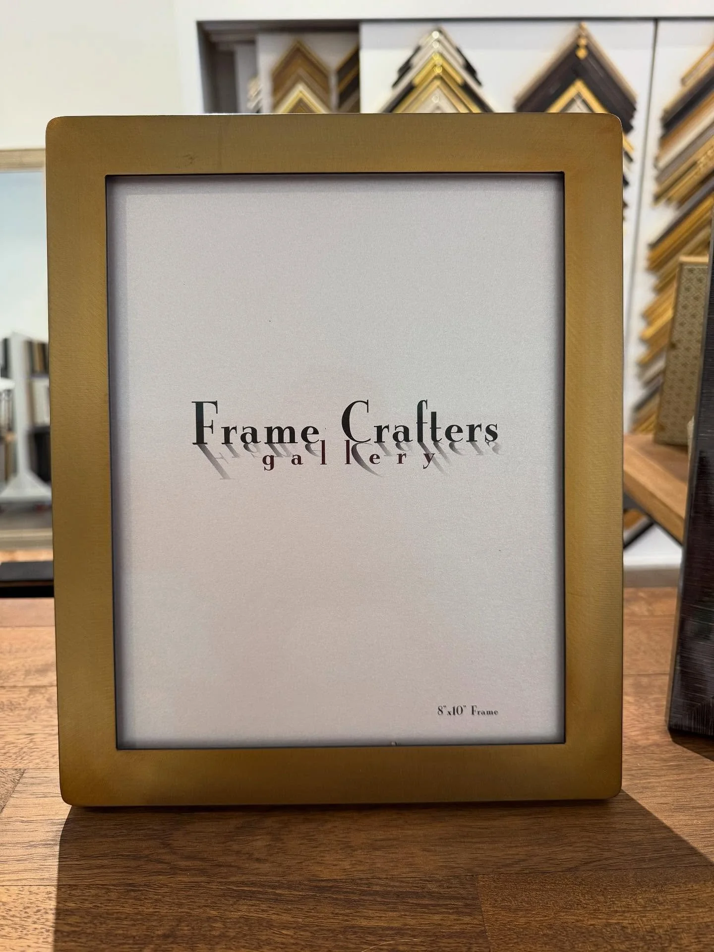 Beautiful welded steel frames really make a statement.  They can be ordered for custom frames in a variety of colors and finishes.  I have the brass and the gunmetal made into photo frames.  Only available here at Frame Crafters Gallery!
