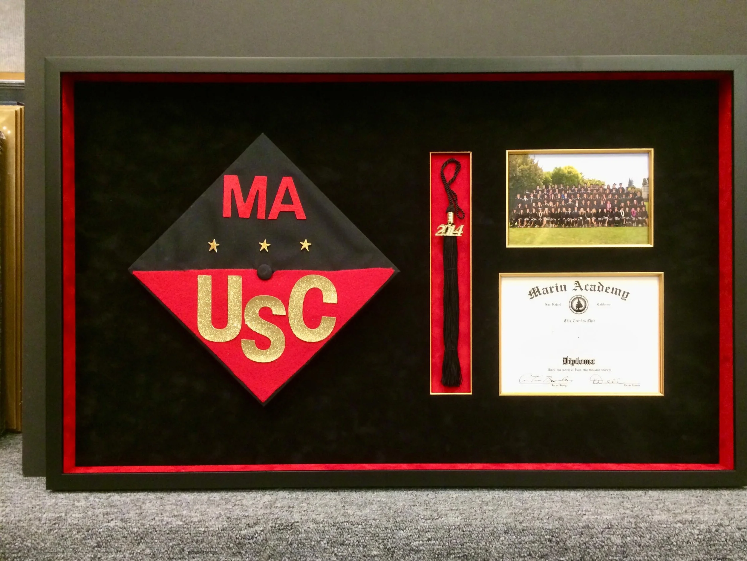 It&rsquo;s graduation season!  Think about the fun ways to commemorate this important moment in your special person&rsquo;s life.  Shadowboxes are a way to do a little more than just frame the diploma.  It is a way to display a collection of memories