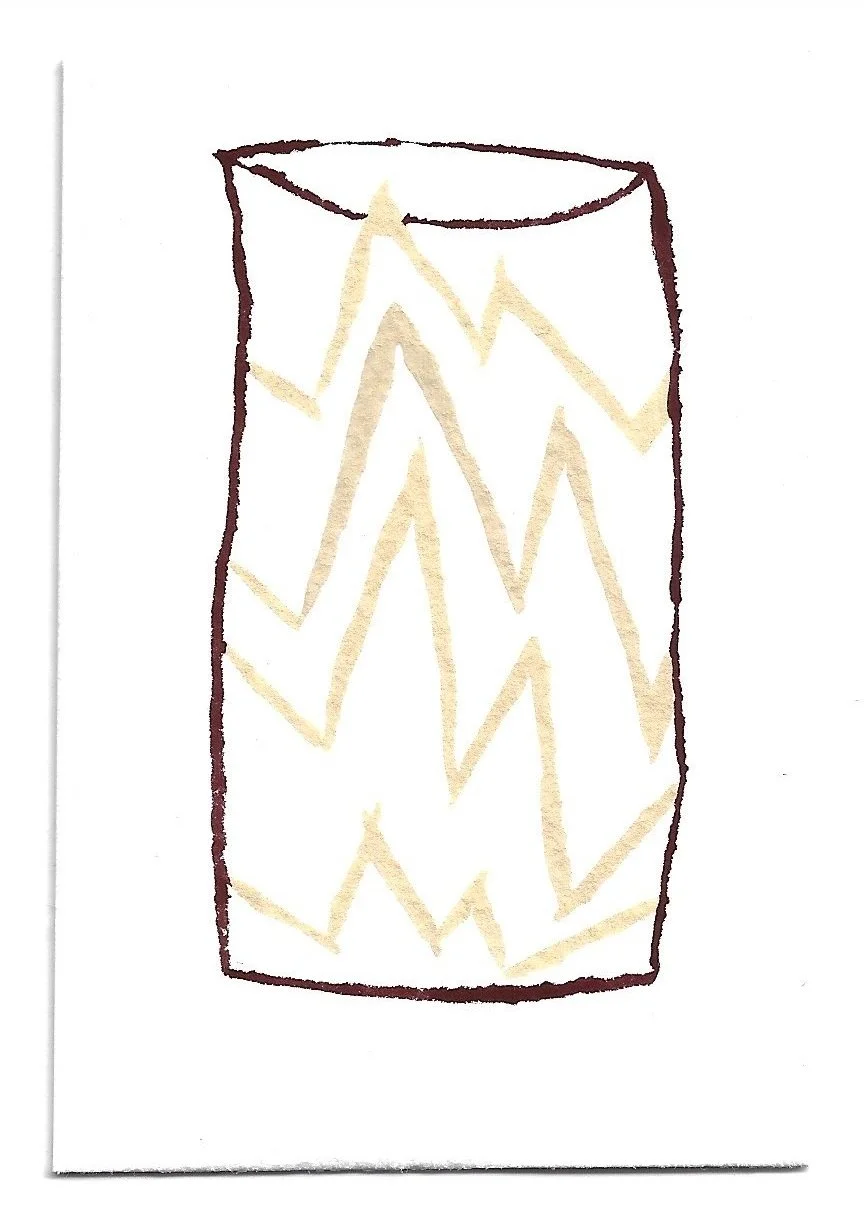 2.5x3.5+Gouache+on+paper+zig+zags+on+cup.jpg