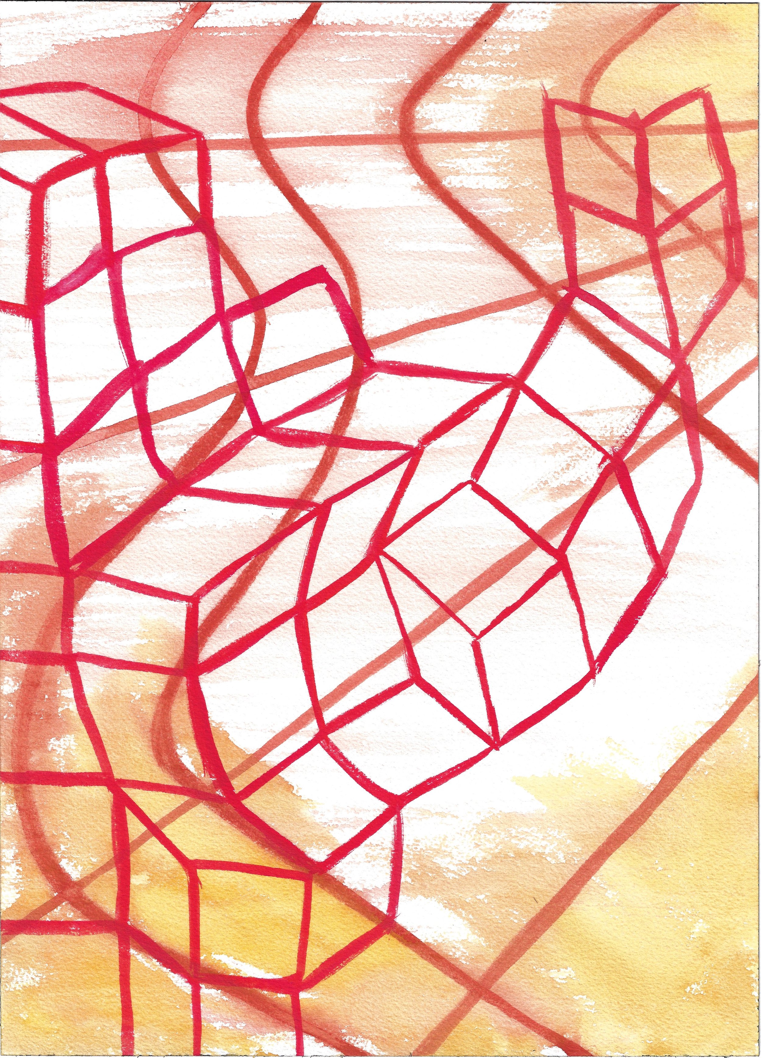 10x14 Gouache red frame on background.jpg