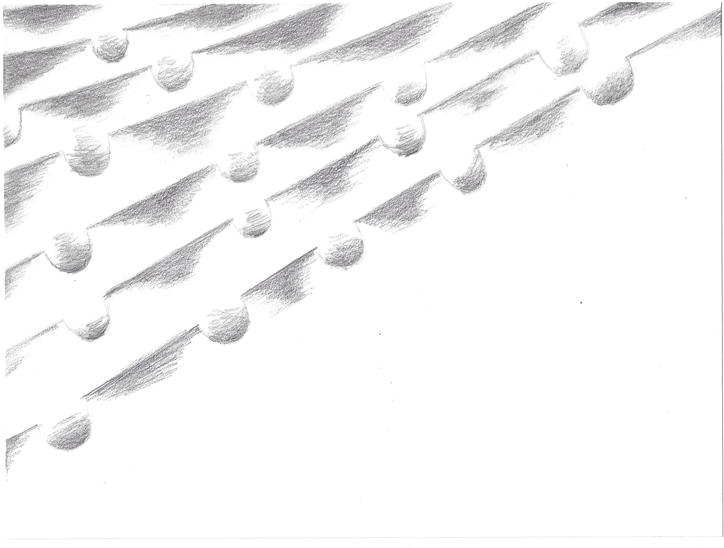 9x12 Pencil on paper flying grid Santa Fe pattern.jpg