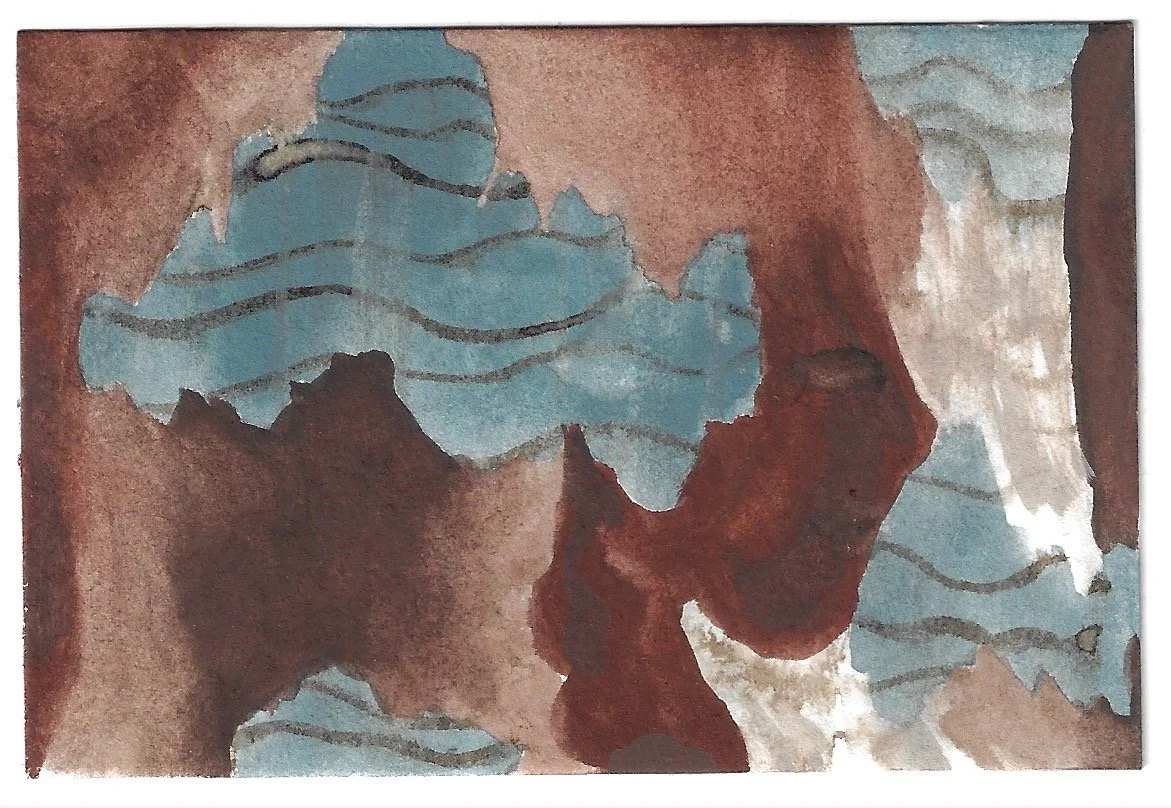 2.5x3.5 Gouache on paper profile with clouds.jpg