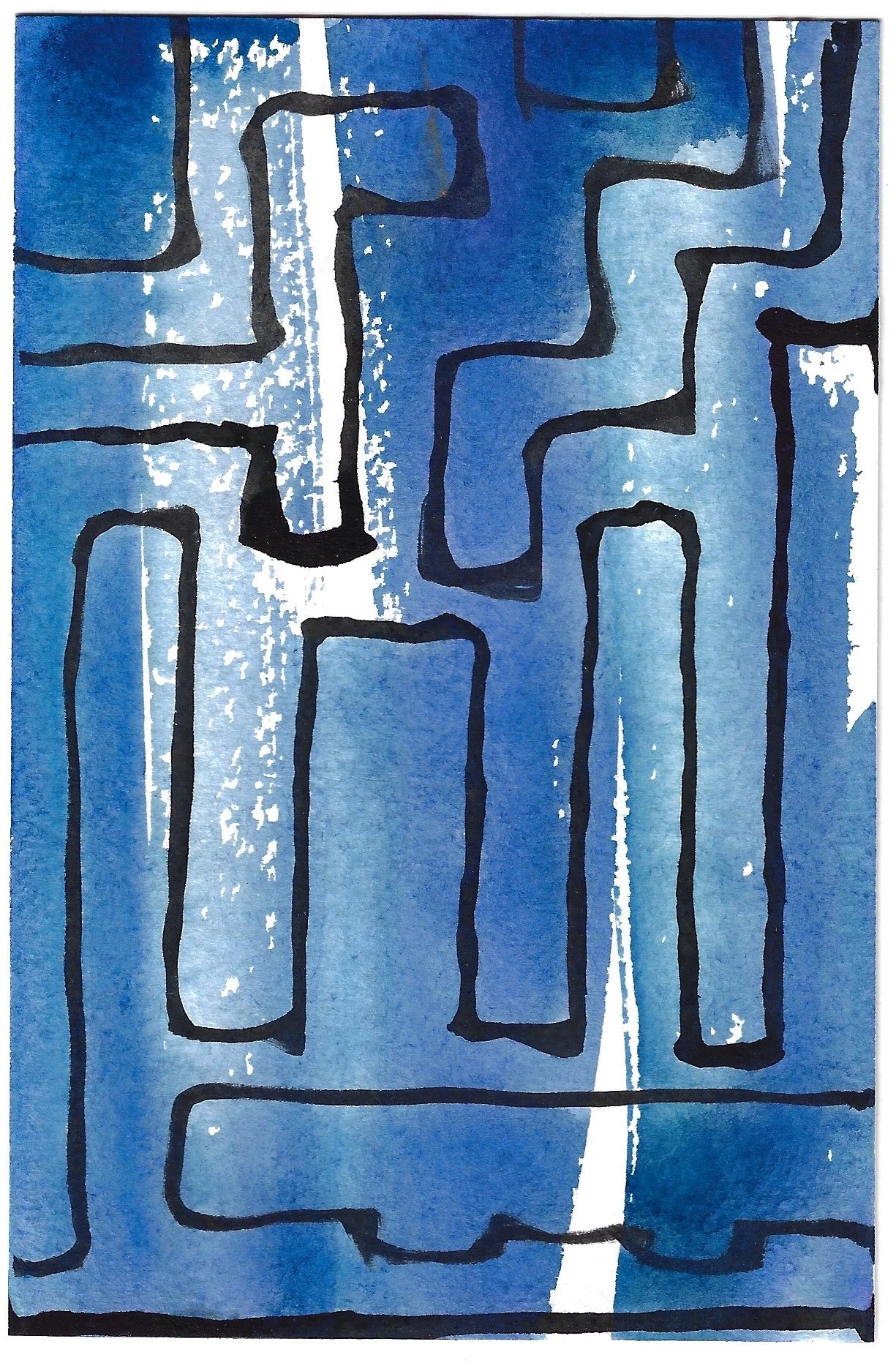 4x6 Gouache on paper underwater design.jpg