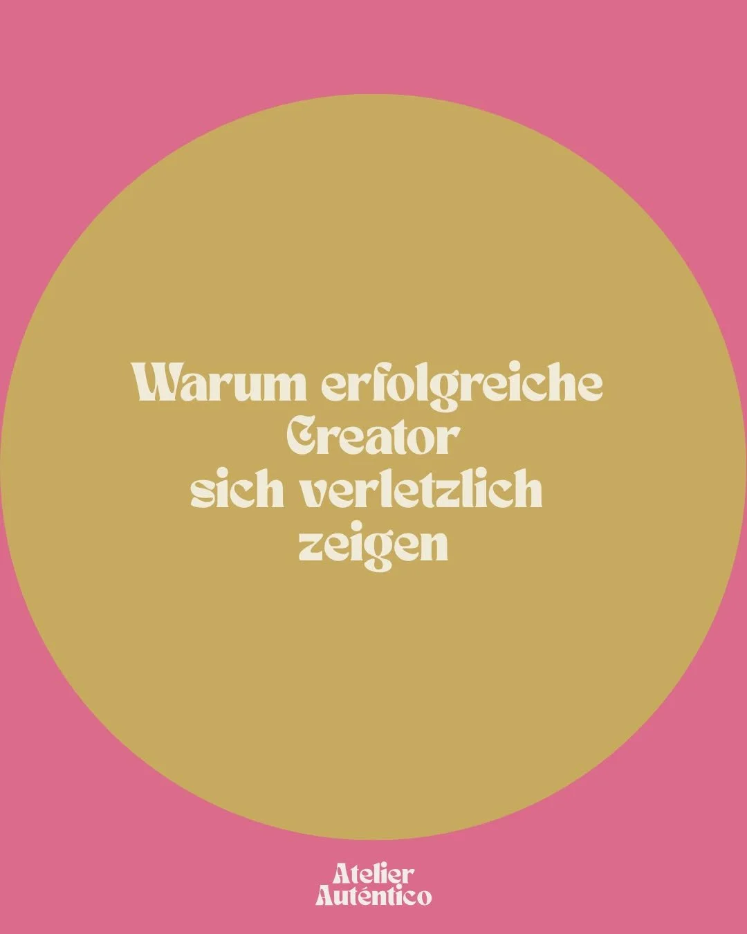 ✨ In Paartherapie mit deiner Community ✨

Dieses Format ist f&uuml;r Creator:innen, die ihre Community nicht nur erreichen,
sondern verstehen und halten wollen.

👉 Speicher dir den Beitrag ab, wenn du Bindung statt nur Reichweite aufbauen willst.
Eu