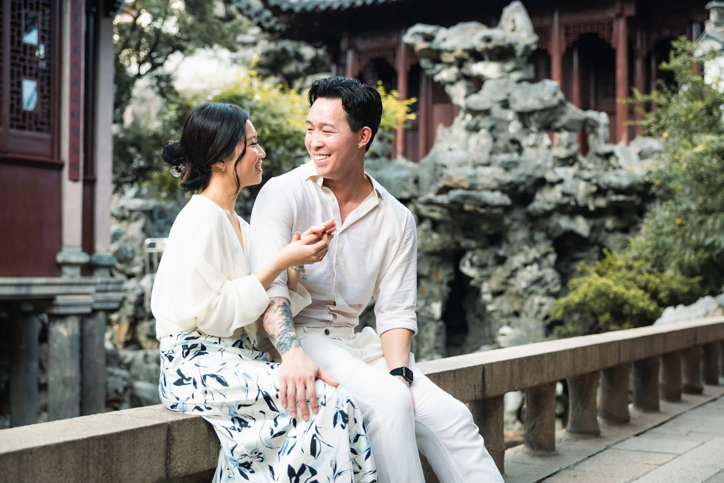 Shanghai Marriage Proposal Photos Yu Gardens