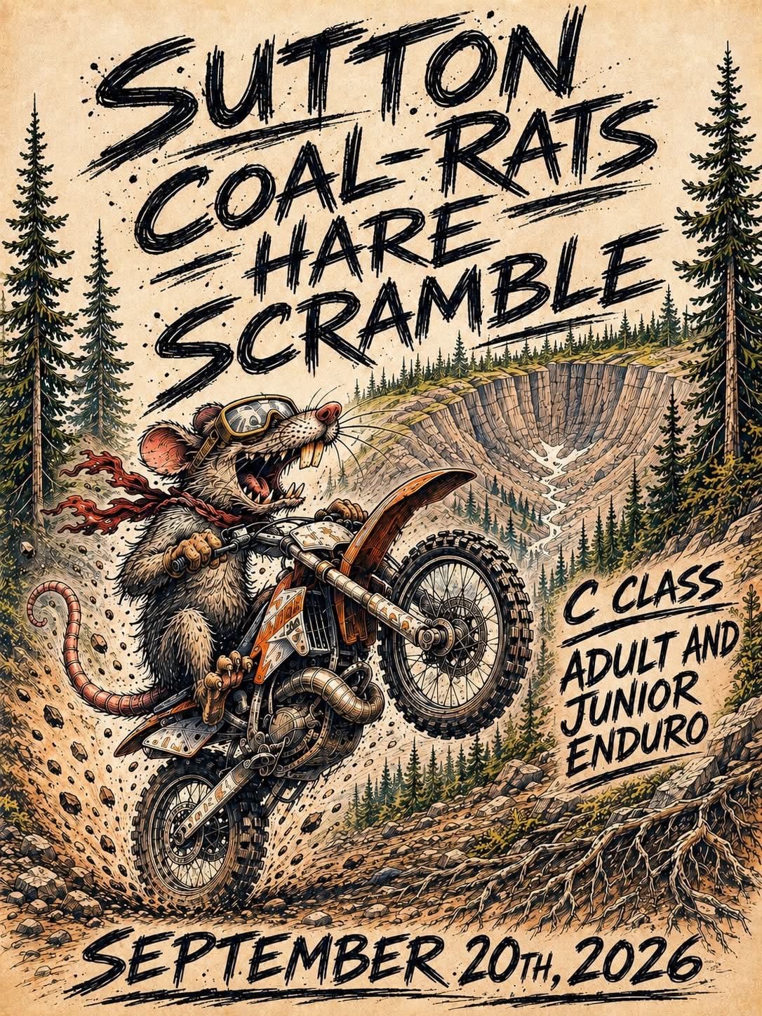 2026 Sutton Coal Rats Hare Scramble