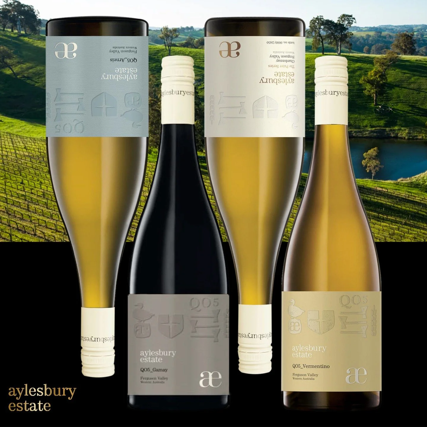We have an exciting new line up of wines from Ferguson Valley based Aylesbury Estate, whose planting of non-traditional varietals and wine making skill is redefining premium wines from Western Australia.

Aylesbury Estate QO5 Vermentino - &pound;13.2
