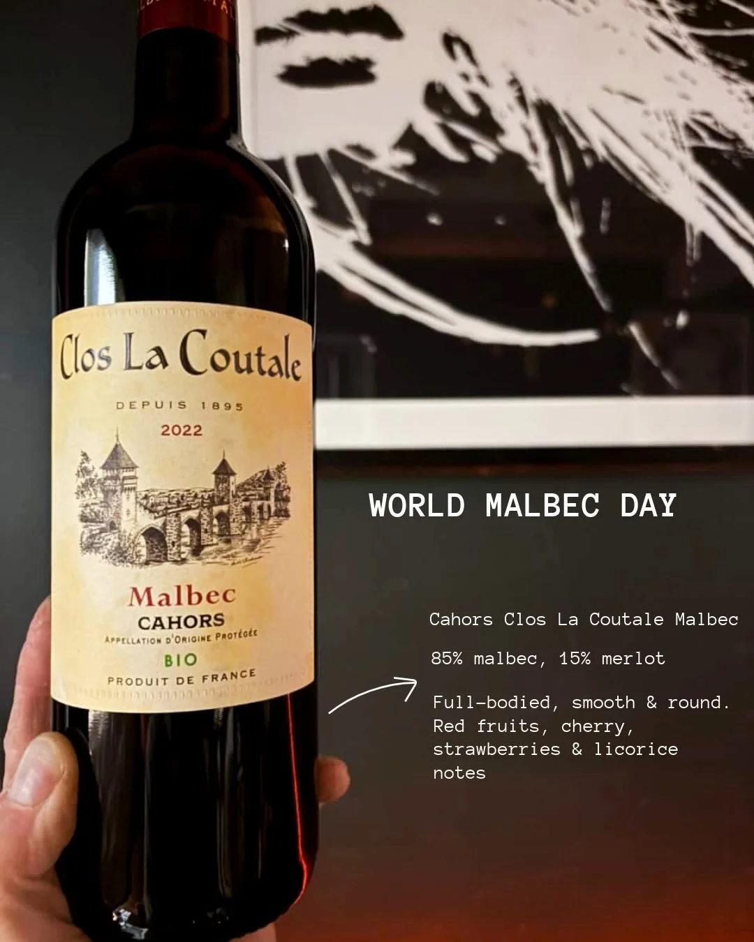 Today&rsquo;s World Malbec Day

From its French roots to its Argentinian home, we&rsquo;re celebrating the bold, fruit-forward brilliance of Malbec with a few standouts from our range

1. Clos La Coutale, Cahors
2. El Vaquero, Mendoza
3. Somewhere El