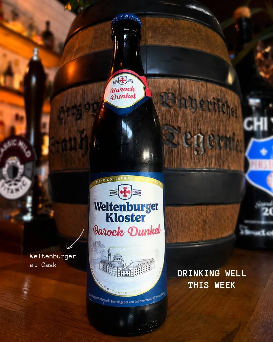 DRINKING WELL THIS WEEK

1. Weltenburger at @cask_ancoats 
2. Alhambra Radler at @bluebird.bistro.crosby 
3. Birra Alpetti at @murphysgin 
4. El Goru at @spanishcaravanliverpool 
5. Padro &amp; Co Myrrha at @paulsbarl22 
6. Domaine Coudoulet Cinsault
