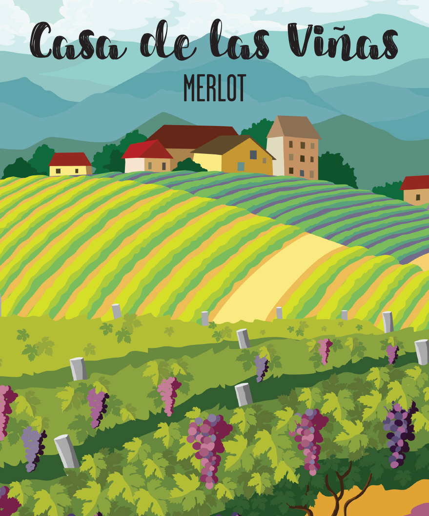 casa de las vinas merlot label.png