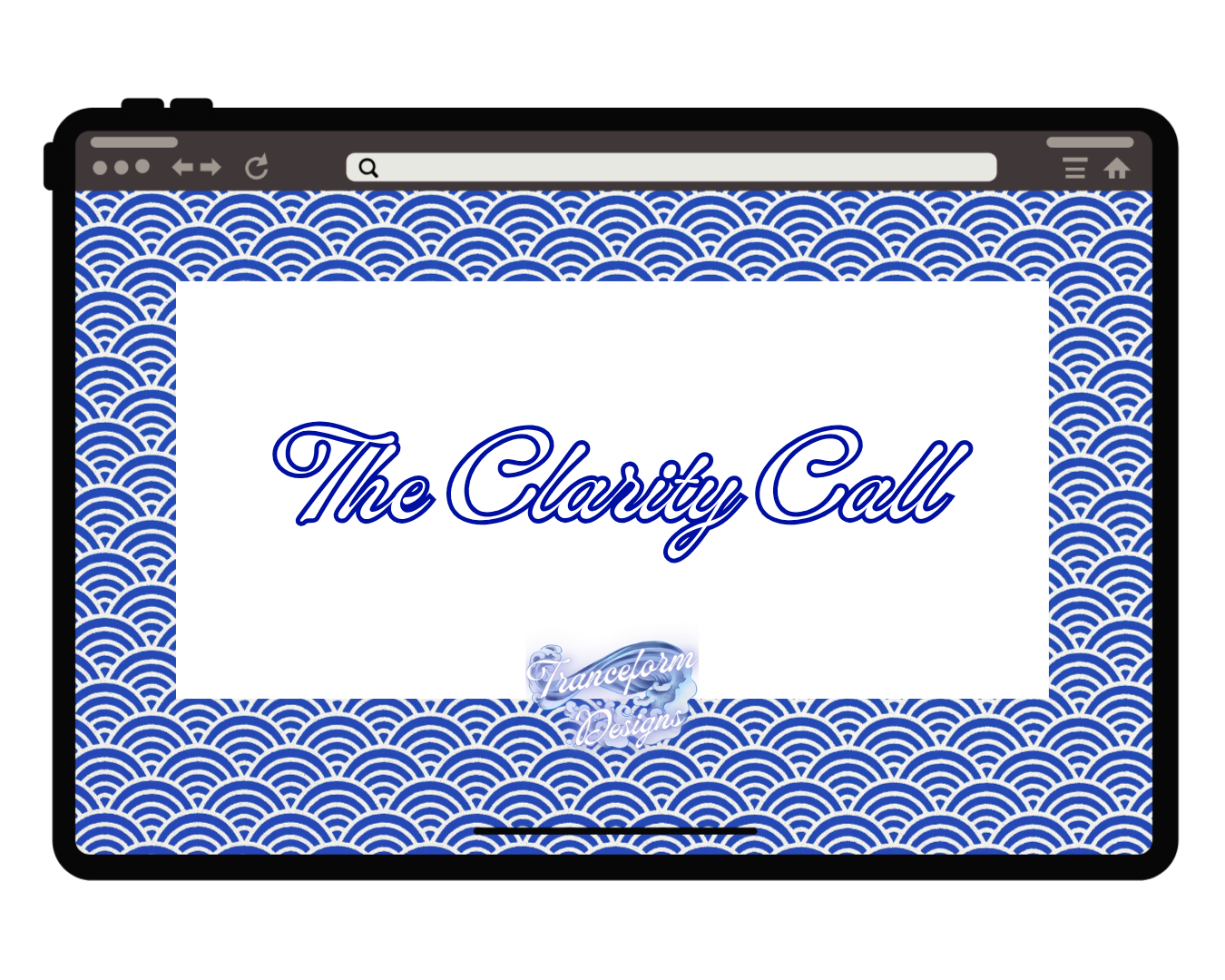 The Clarity Call, a free strategy call for hypnotherapists and healers to discuss their website needs with the web designer of Tranceform Designs, a RTT hypnotherapist