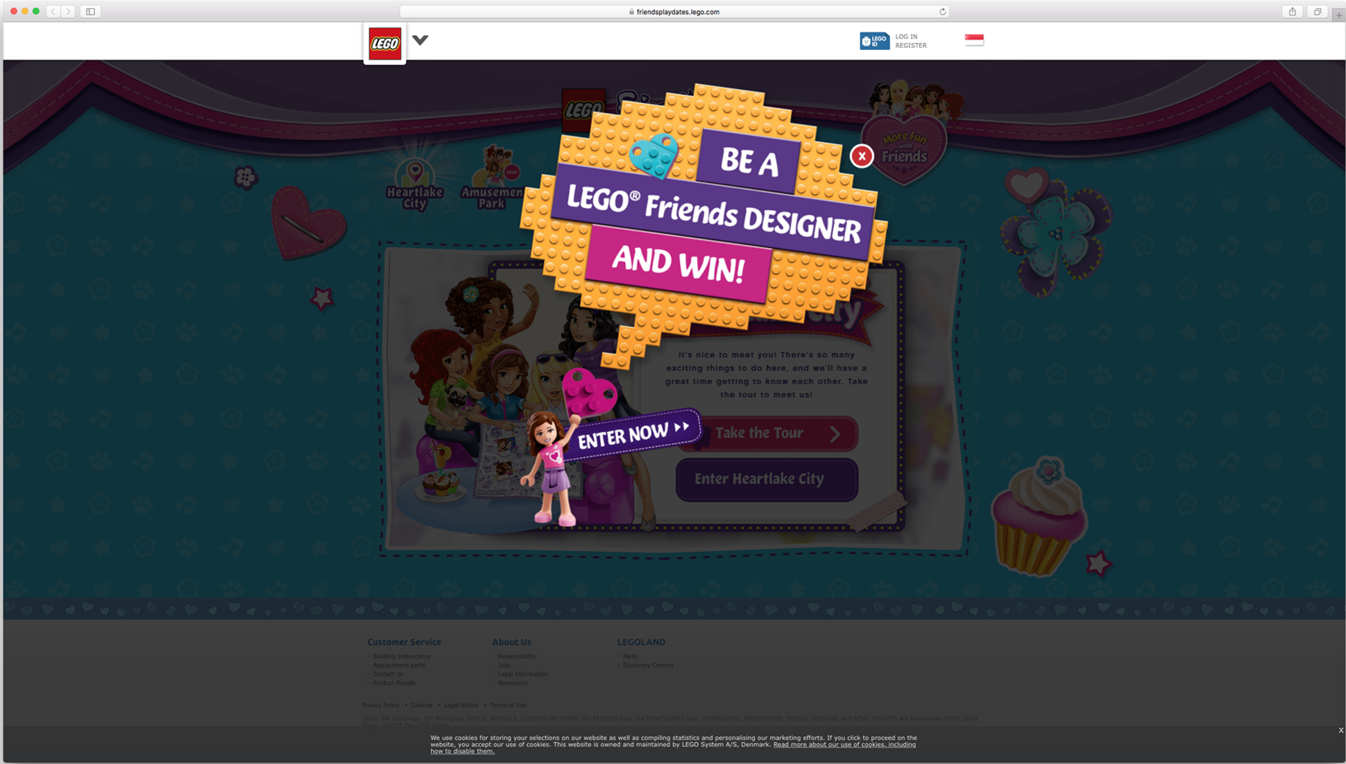   Social media:  UGC contests were created throughout the campaign to keep girls engaged with the site and on social media. 