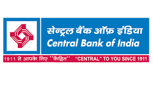 Central Bank of India logo with Hindi and English text, including the slogan 'CENTRAL TO YOU SINCE 1911'.