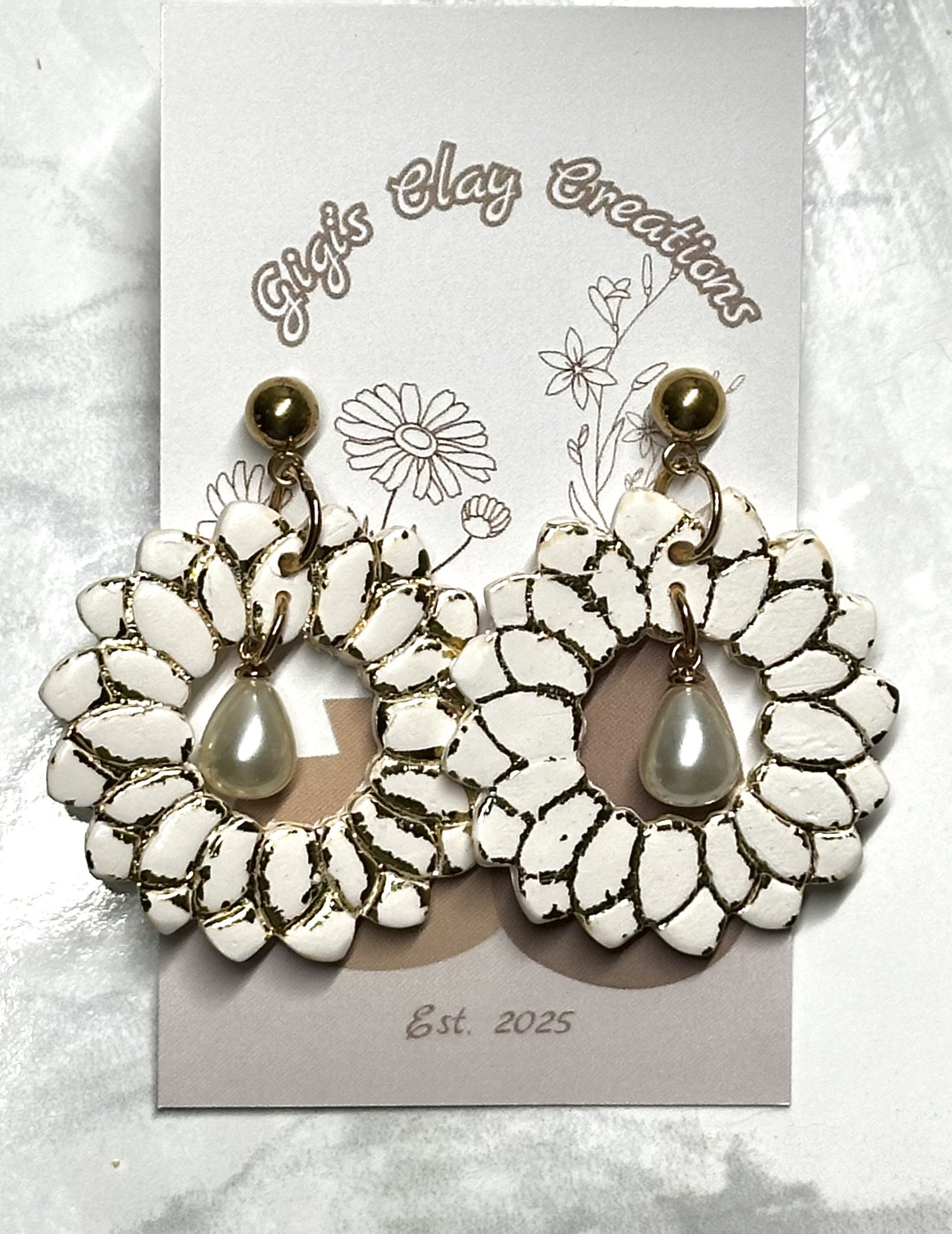 White Christmas Wreath