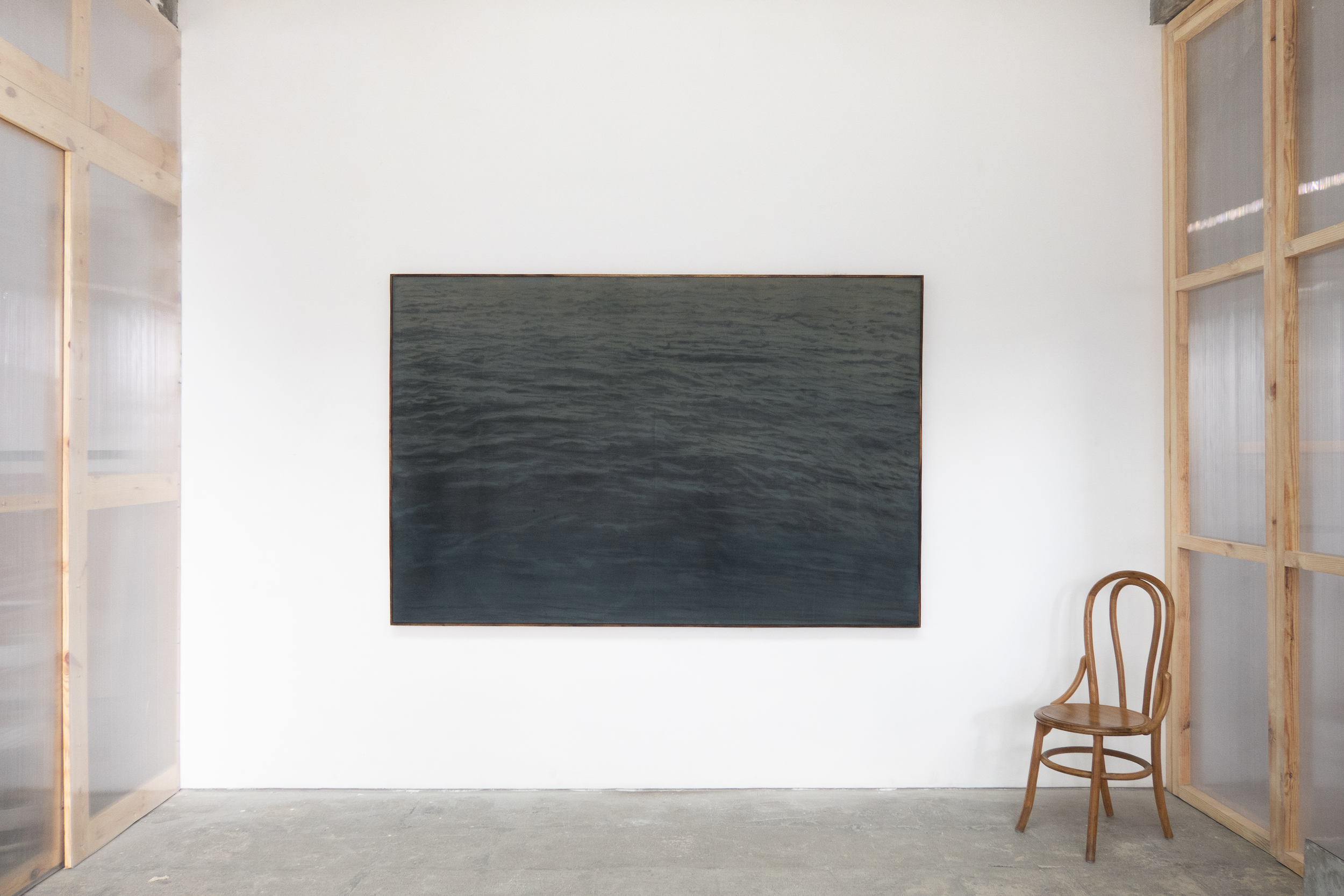 Installation view of Blue Field by Ricky Lee Gordon at SUN.CONTEMPORARY, Pererenan, Bali
