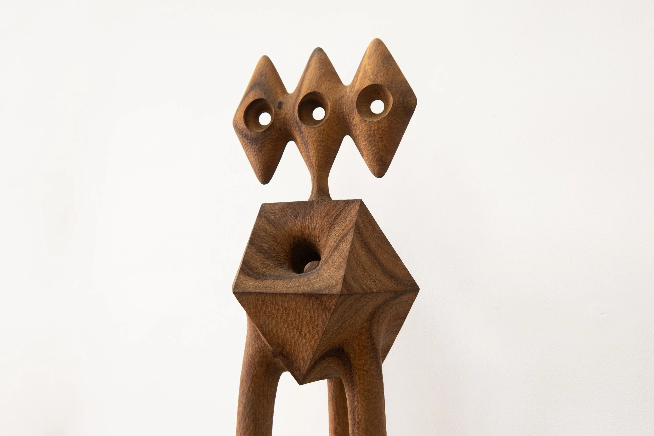 RHOMBI CUBOCTA PORTAL TOTEM by Aleph Geddis, contemporary artwork at SUN.CONTEMPORARY in Pererenan, Bali