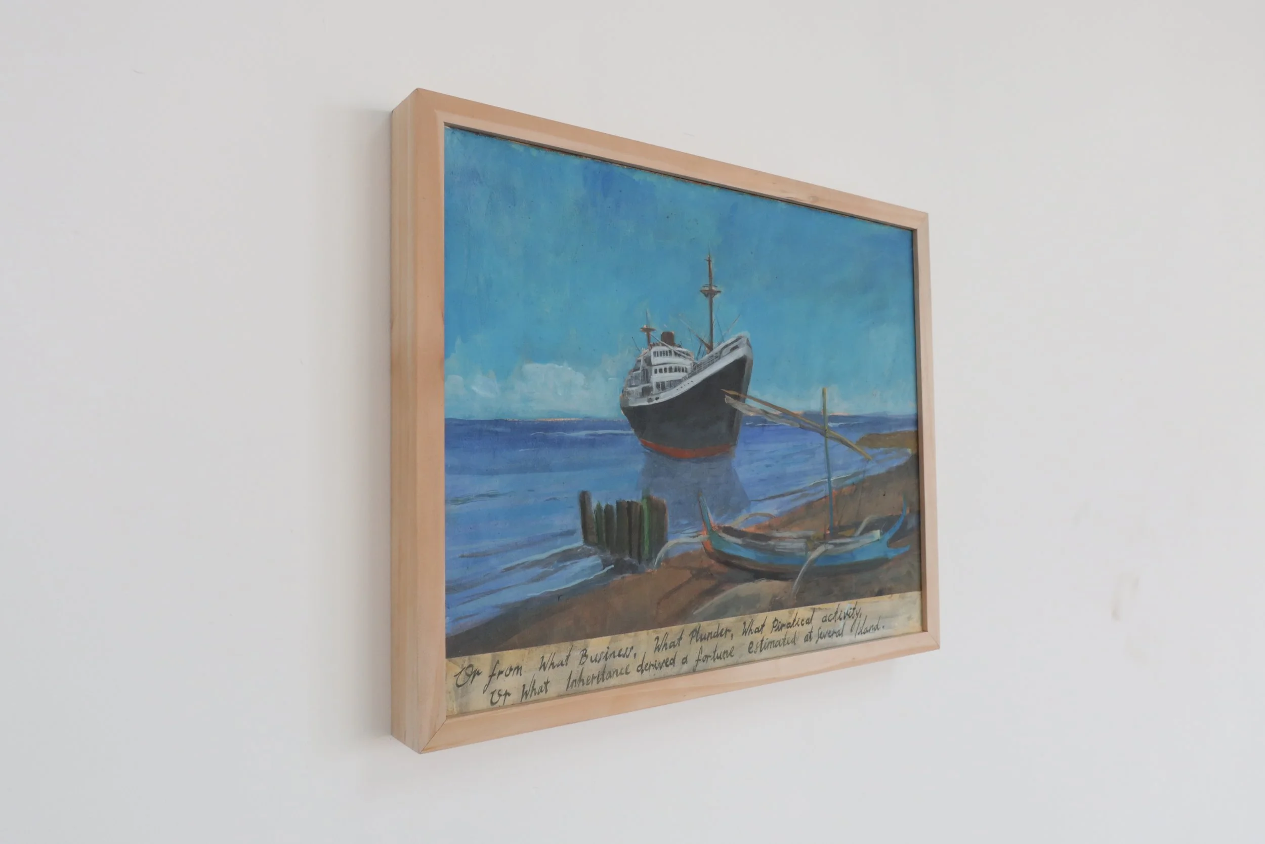 During the Wandering II by Nugi Ketut, contemporary artwork at SUN.CONTEMPORARY in Pererenan, Bali