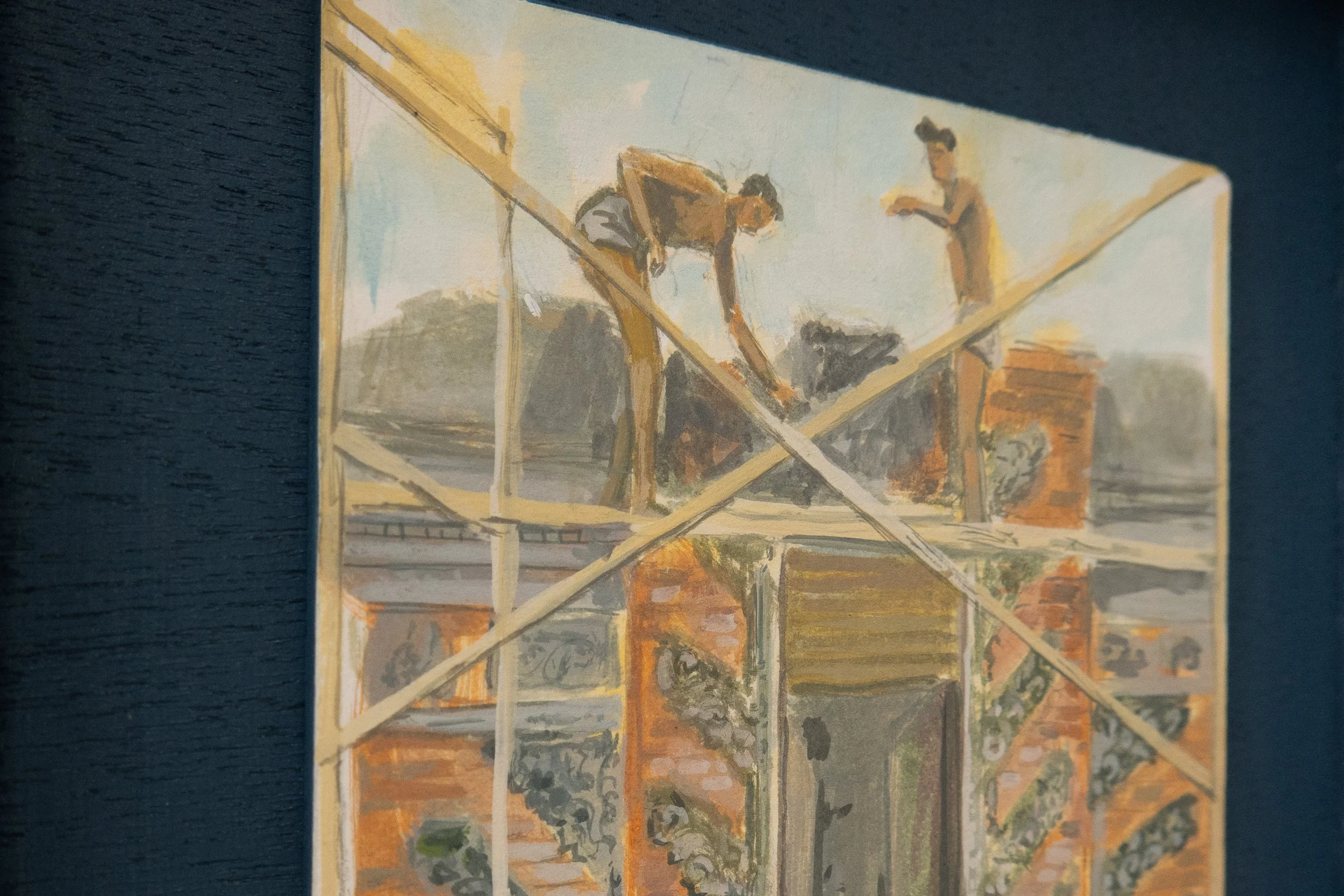 Detail of Undagi (The Architect) by Nugi Ketut at SUN.CONTEMPORARY, Pererenan, Bali
