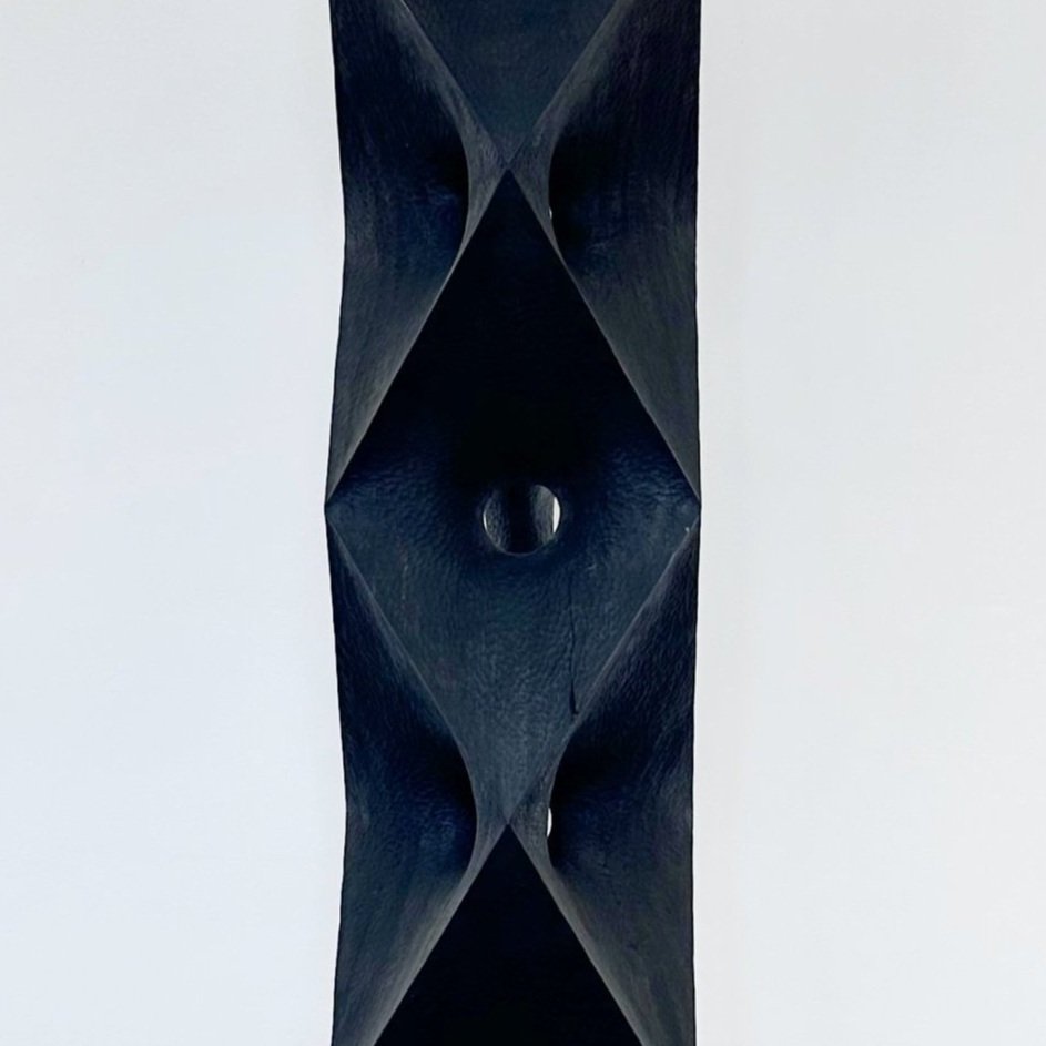 Hard Soft Octahedron Totem by Aleph Geddis, contemporary artwork at SUN.CONTEMPORARY in Pererenan, Bali
