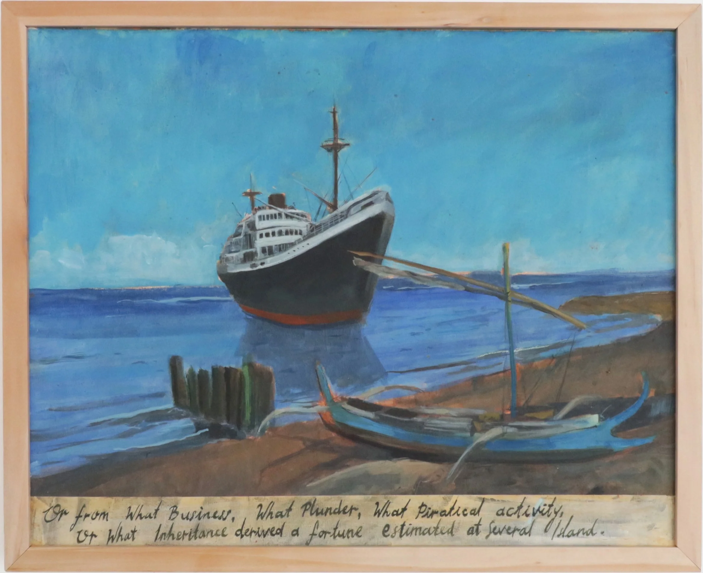 During the Wandering II by Nugi Ketut, contemporary artwork at SUN.CONTEMPORARY in Pererenan, Bali