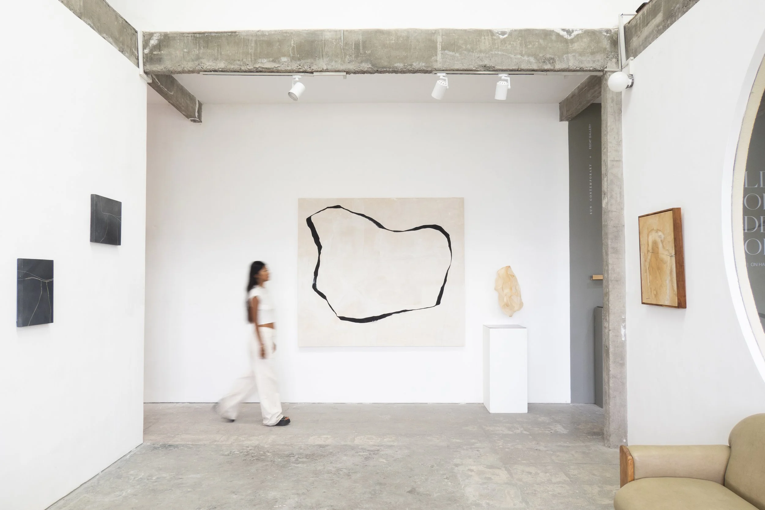 Installation view of Threshold of Form at SUN.CONTEMPORARY, Pererenan, Bali