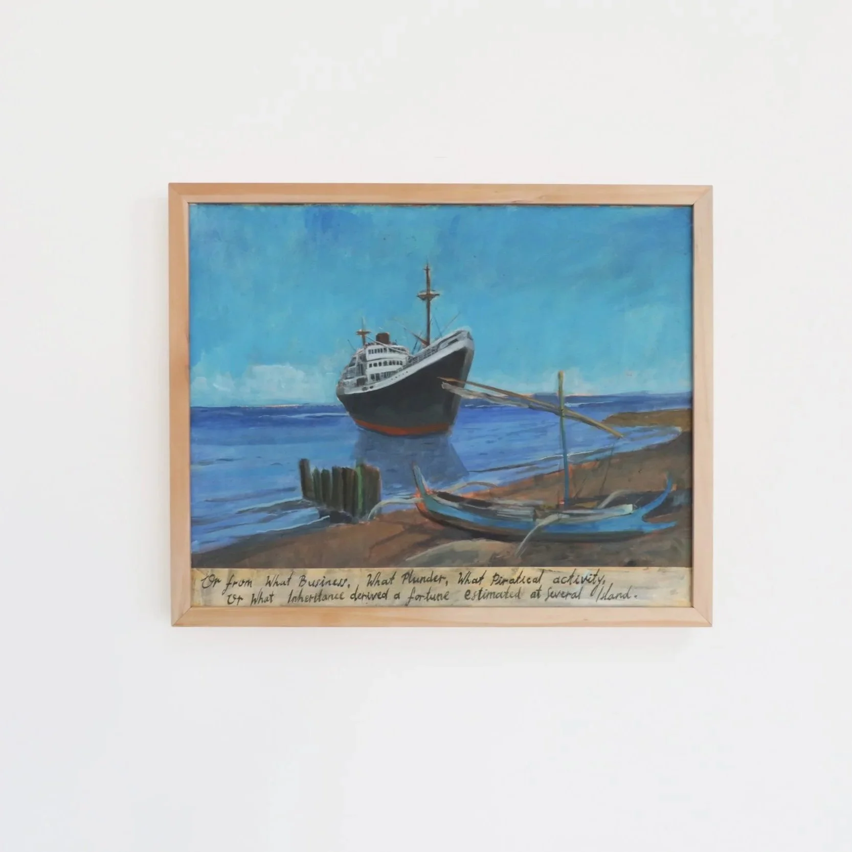 During the Wandering II by Nugi Ketut, contemporary artwork at SUN.CONTEMPORARY in Pererenan, Bali