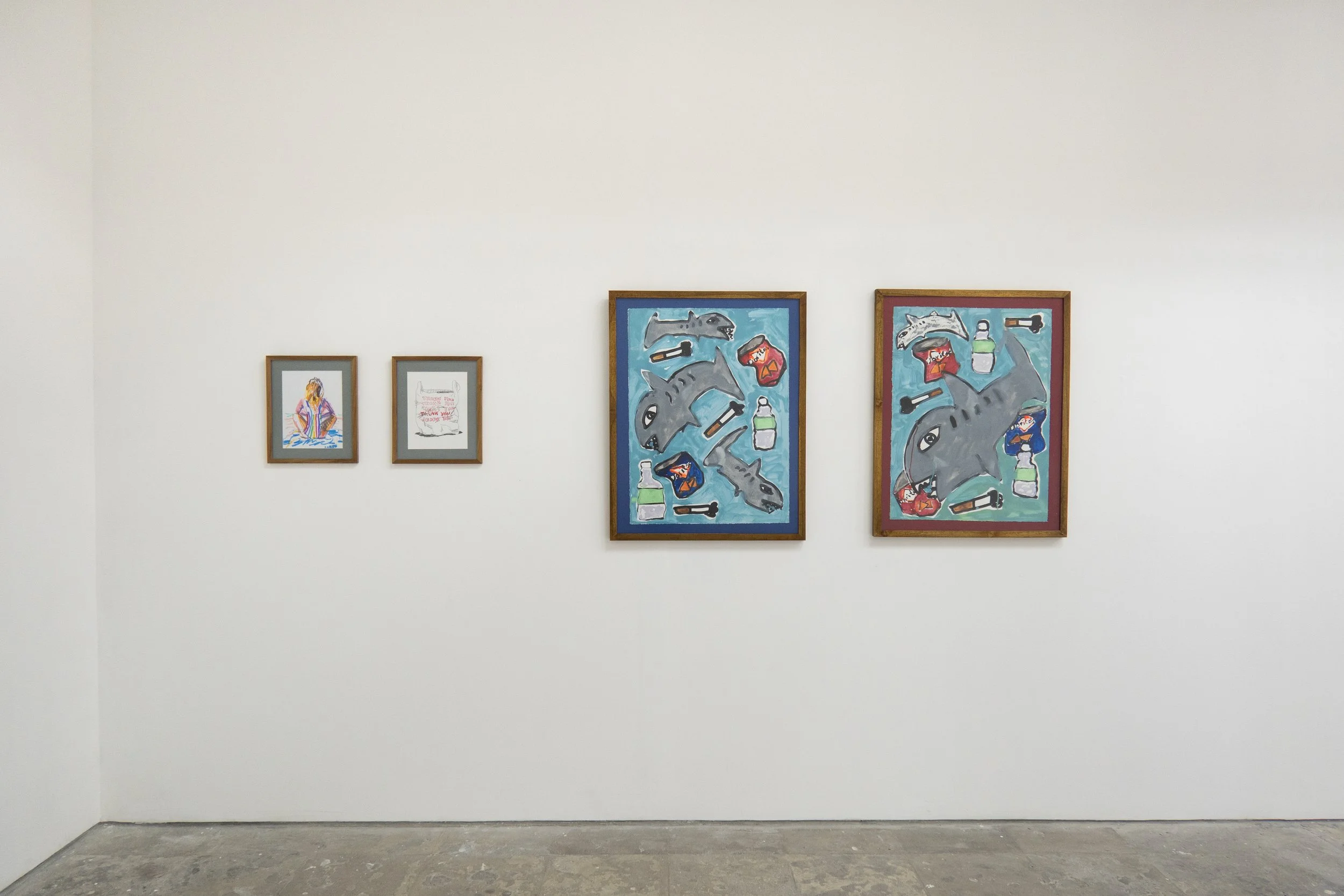Installation view of Paper Thin at SUN.CONTEMPORARY, Pererenan, Bali in collaboration with Tripoli Gallery New York