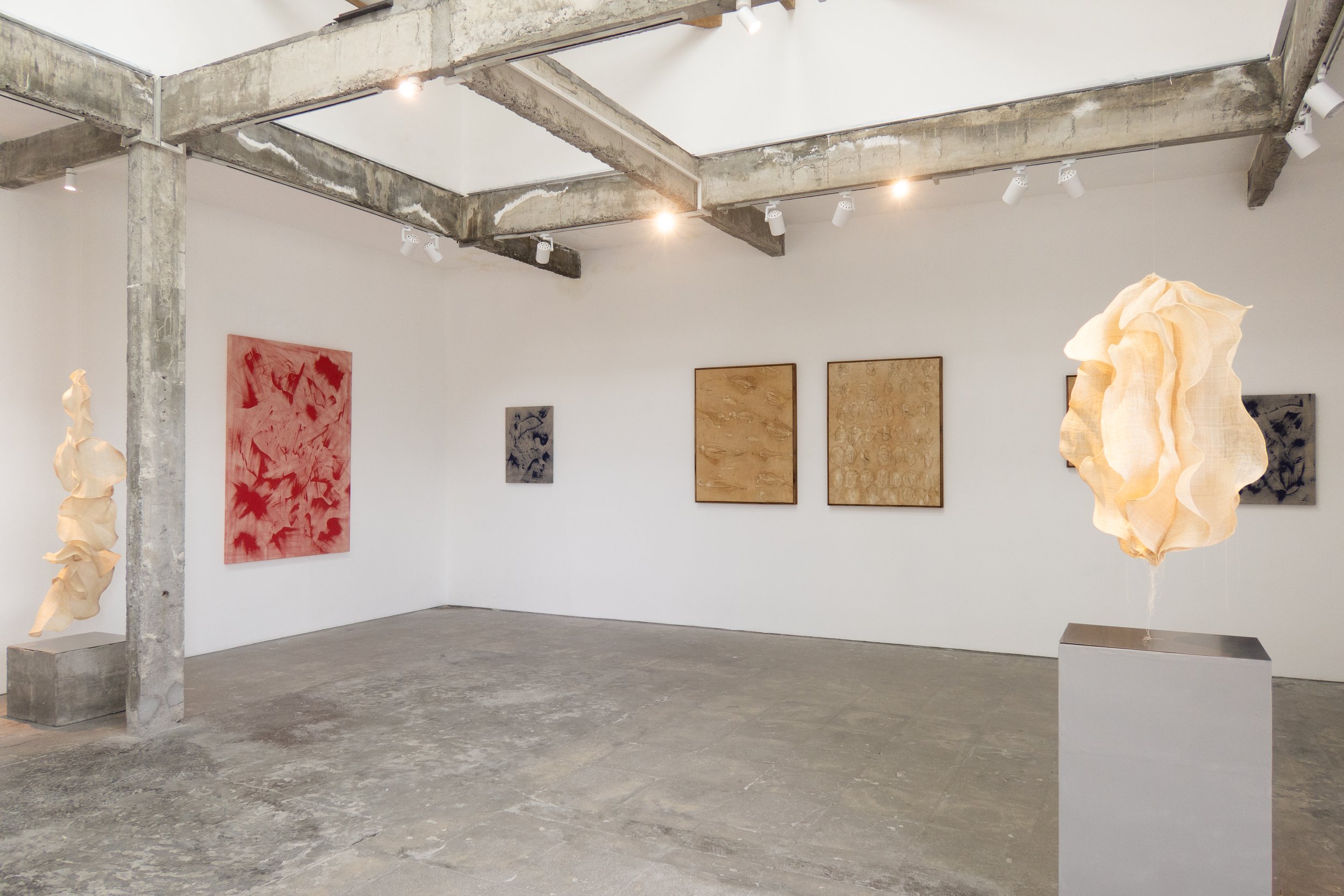 Installation view of Threshold of Form at SUN.CONTEMPORARY, Pererenan, Bali