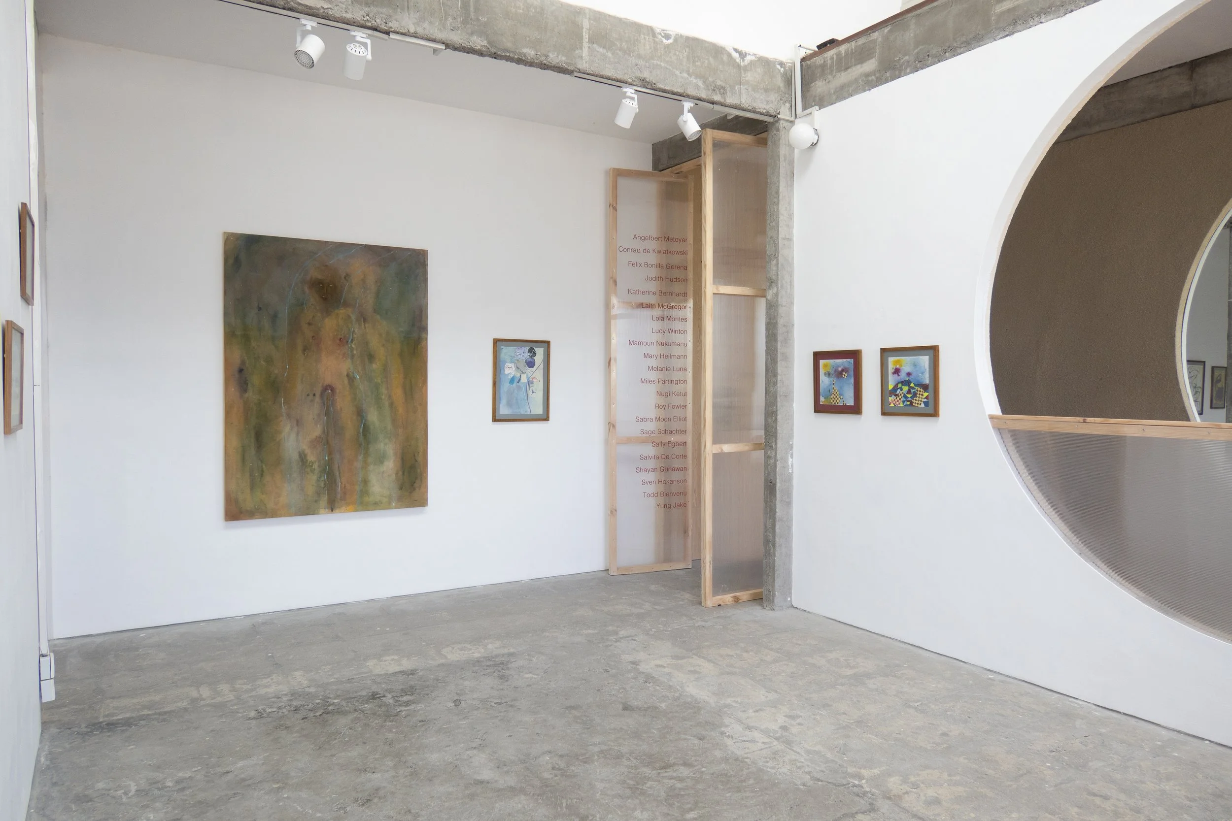 Installation view of Paper Thin at SUN.CONTEMPORARY, Pererenan, Bali in collaboration with Tripoli Gallery New York