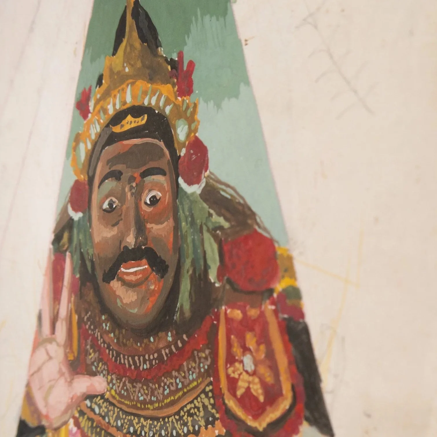Detail of The Dancer by Nugi Ketut at SUN.CONTEMPORARY, Pererenan, Bali
