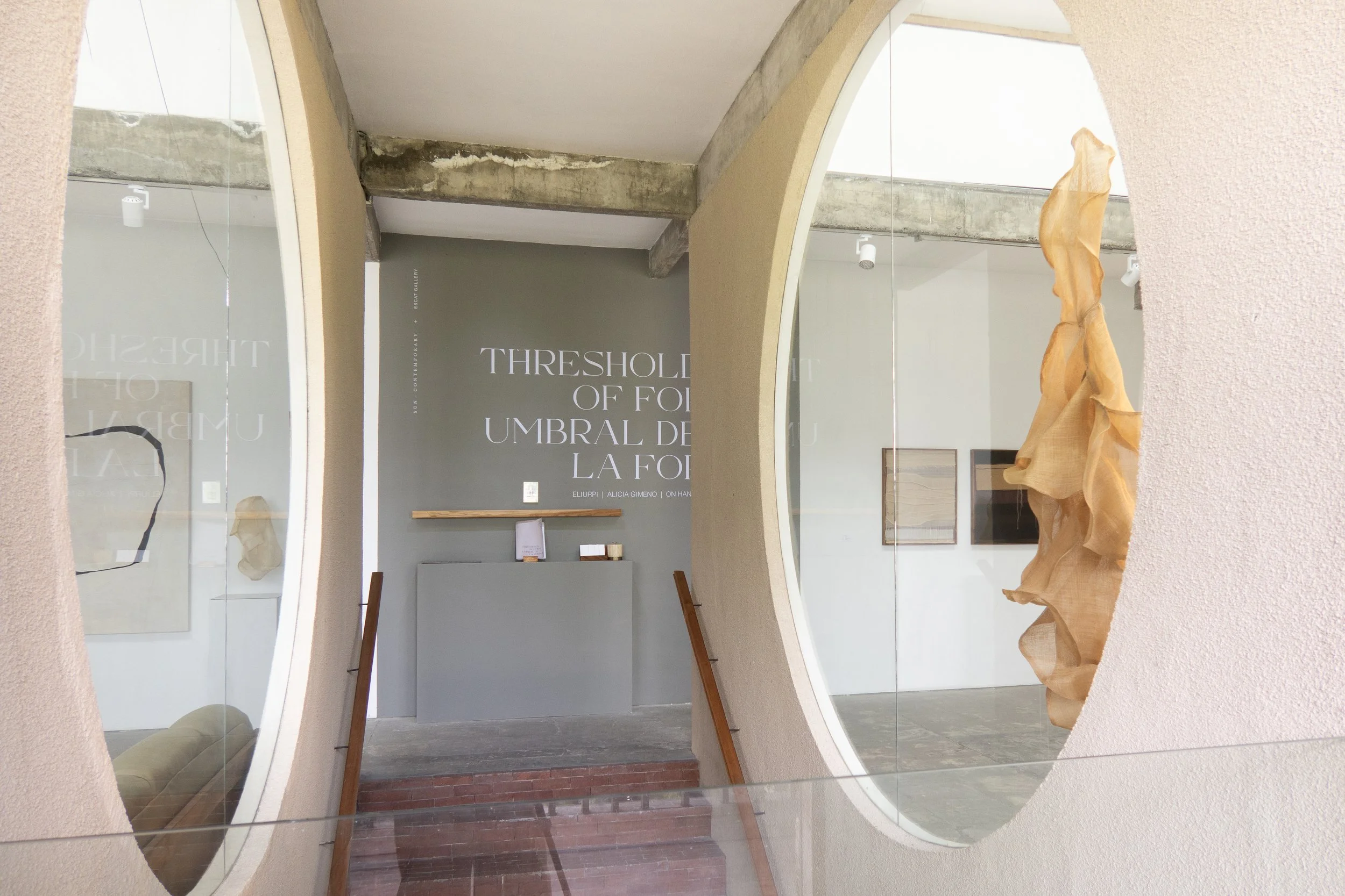Installation view of Threshold of Form at SUN.CONTEMPORARY, Pererenan, Bali