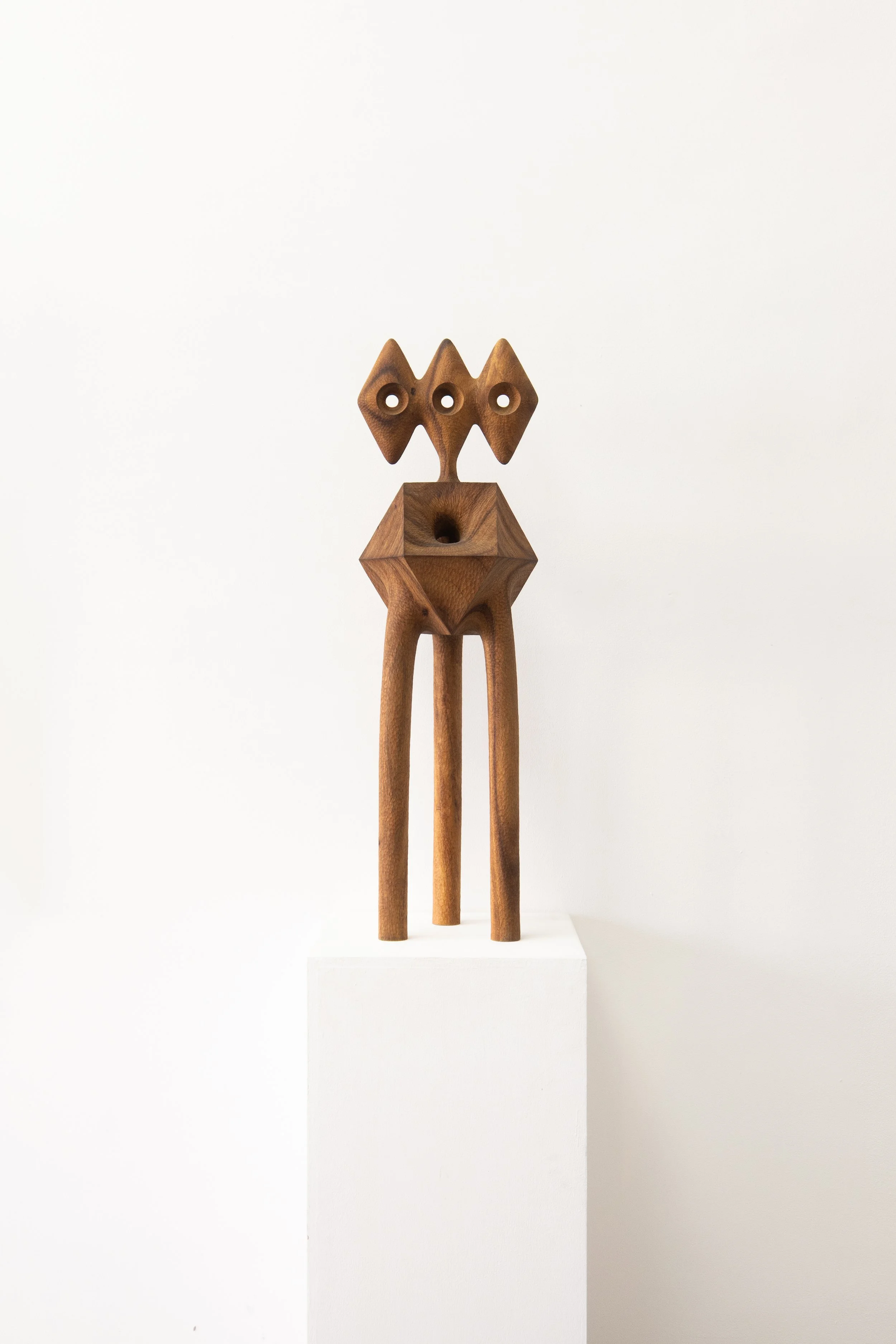 RHOMBI CUBOCTA PORTAL TOTEM by Aleph Geddis, contemporary artwork at SUN.CONTEMPORARY in Pererenan, Bali