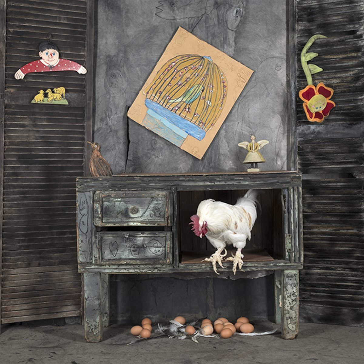 Roger Ballen, Untitled, 2018, Archival pigment photograph